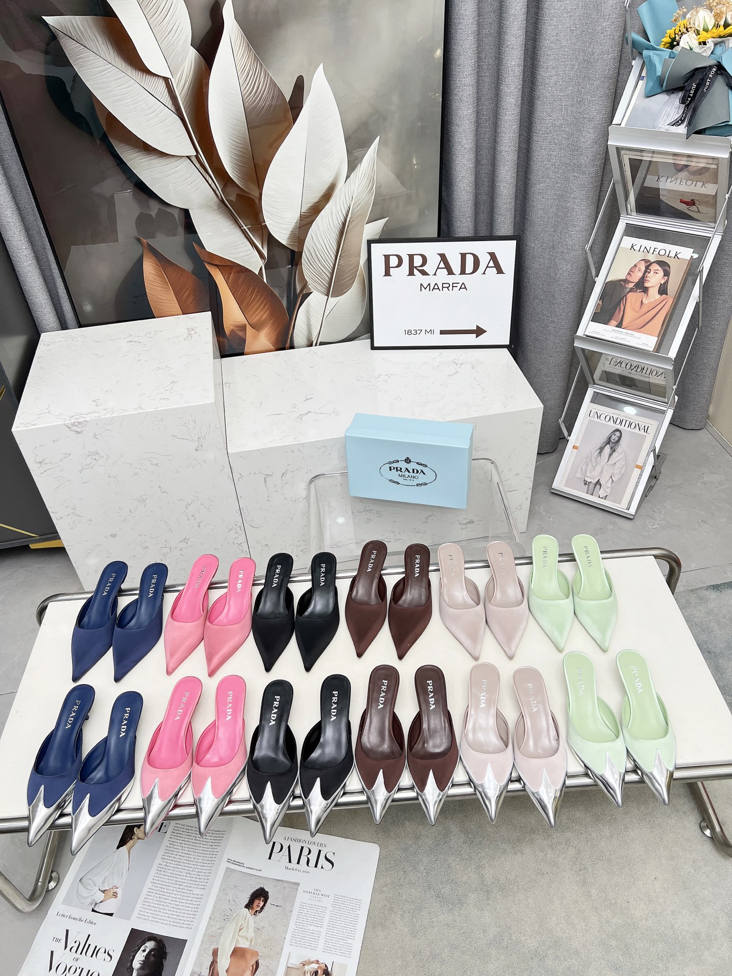 NO:232823,2025 T-Show Mules Silk Tip Series (the highest version of top packaging) PRADA 2025 Prada new product, (top version) is coming!  prada25 