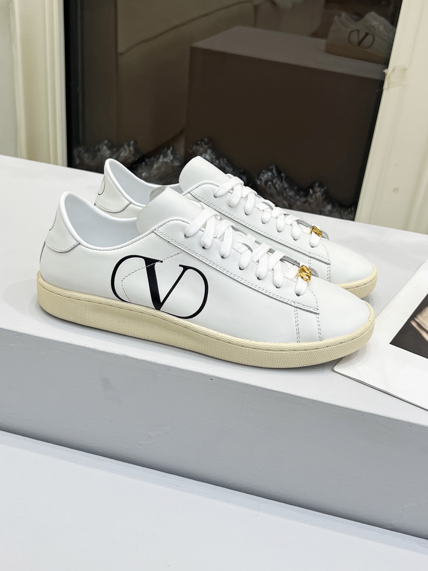 Luxury Tweedy Sneakers: Valentino 25/Royco Originals Repurposed with Zirconium Fabric and Imported Materials