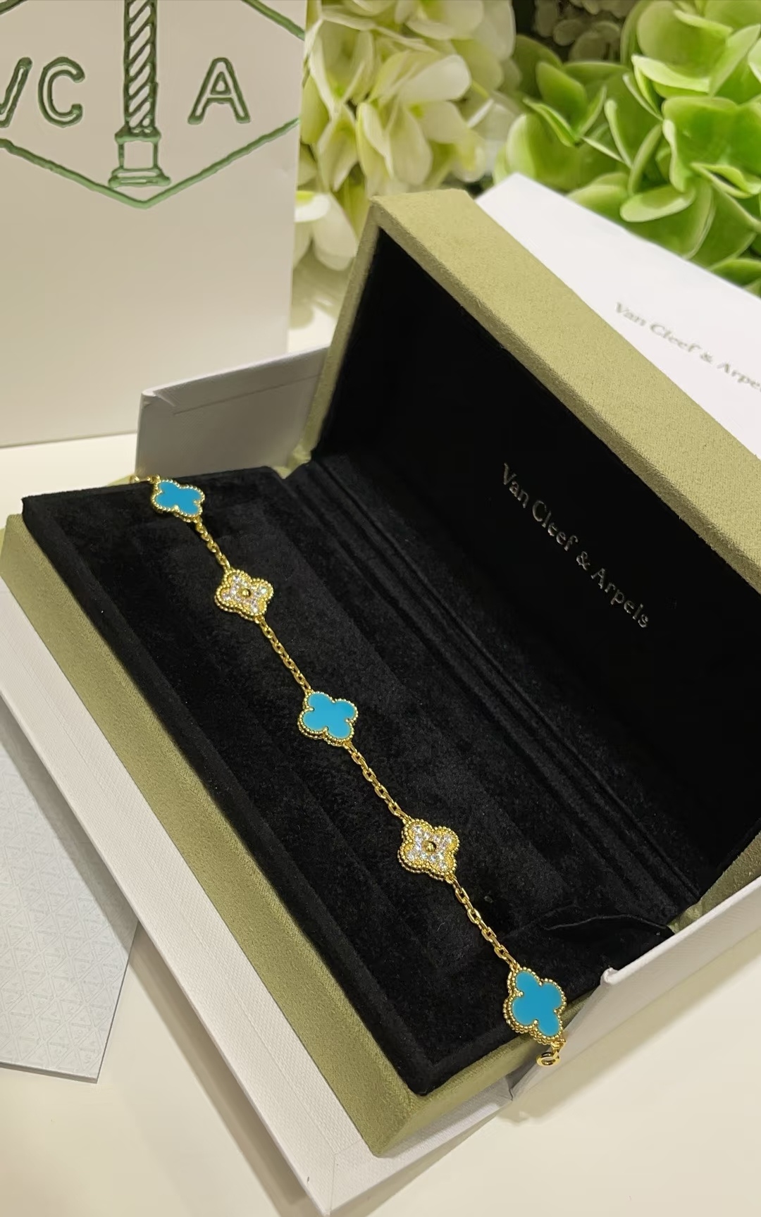 梵克雅宝 Van Cleef & Arpels 传世高定珠宝耳环项链戒指首饰 #95E120BF 2