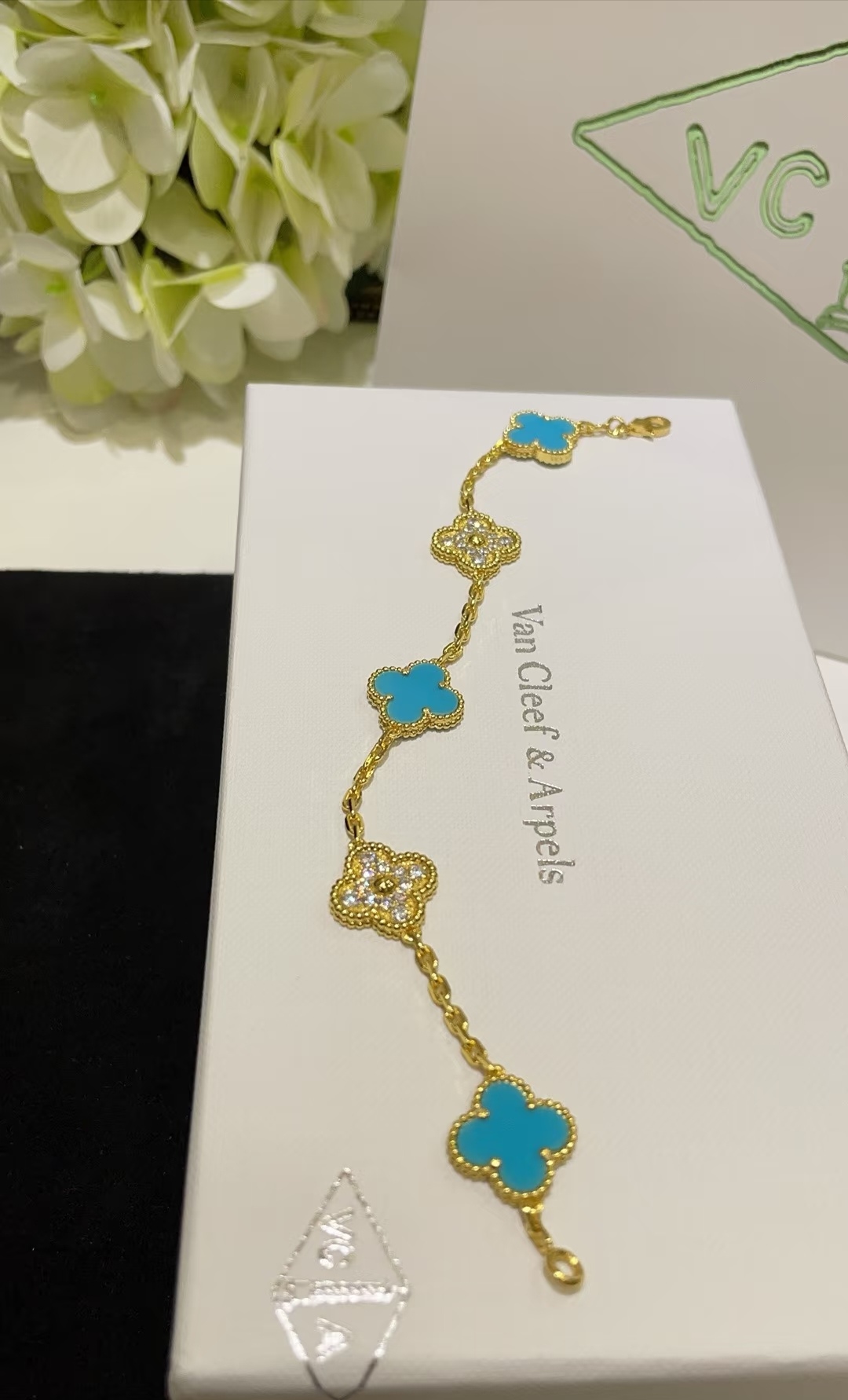 梵克雅宝 Van Cleef & Arpels 传世高定珠宝耳环项链戒指首饰 #95E120BF 3