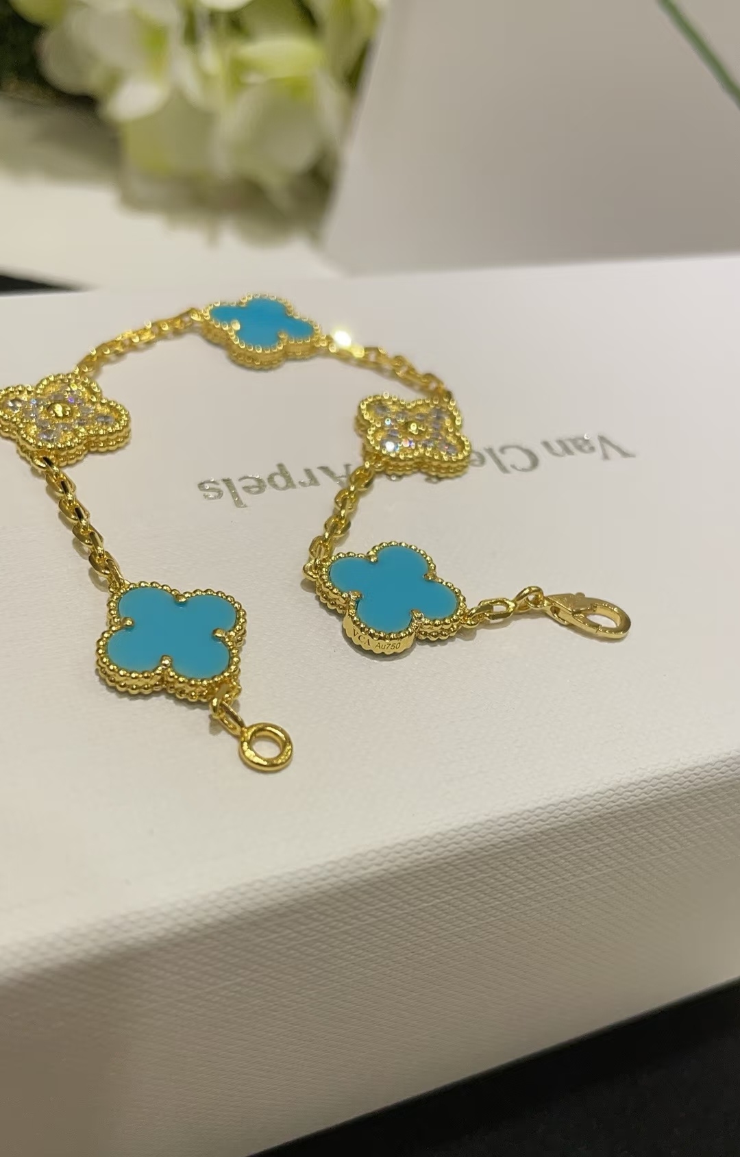 梵克雅宝 Van Cleef & Arpels 传世高定珠宝耳环项链戒指首饰 #95E120BF 4