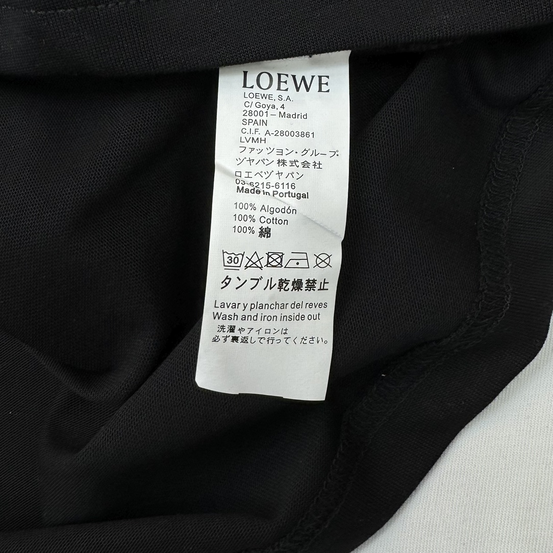 ️LOEW*E罗意-威24s春夏新款限定系列基础纯色棉质短Tee男女通穿的基础棉质T恤夏日必入.重工3D