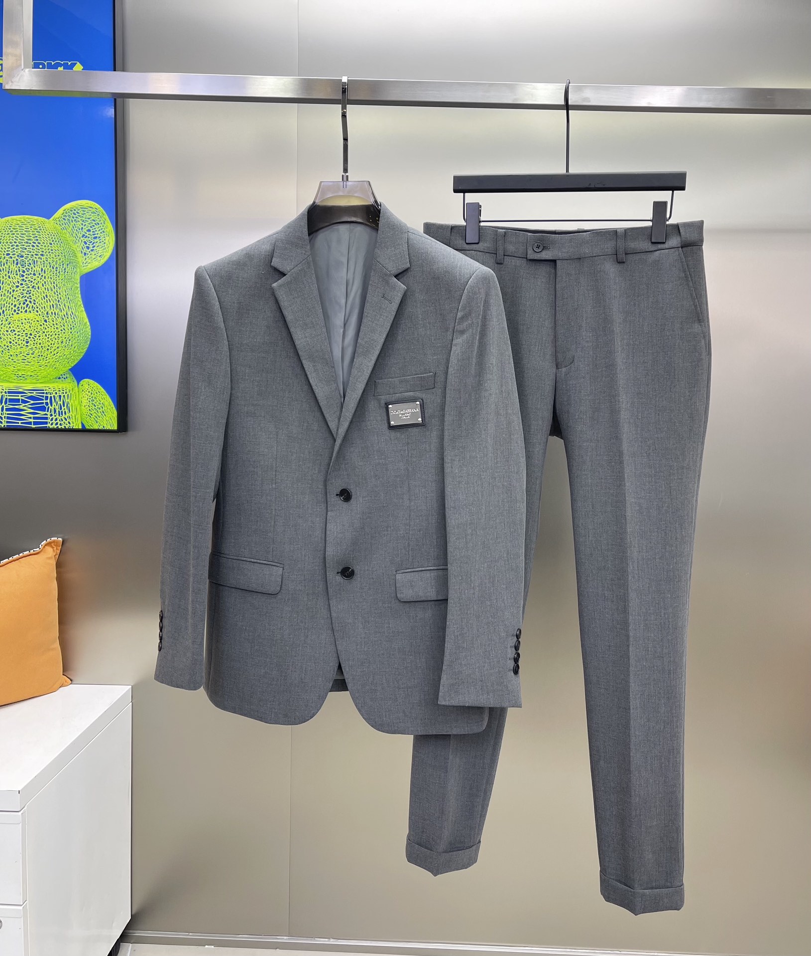 P1425 D & G Men’s Business Suit: Top-of-the-line Fabric, Tailored Design, High Quality Luxuries - 图片 1