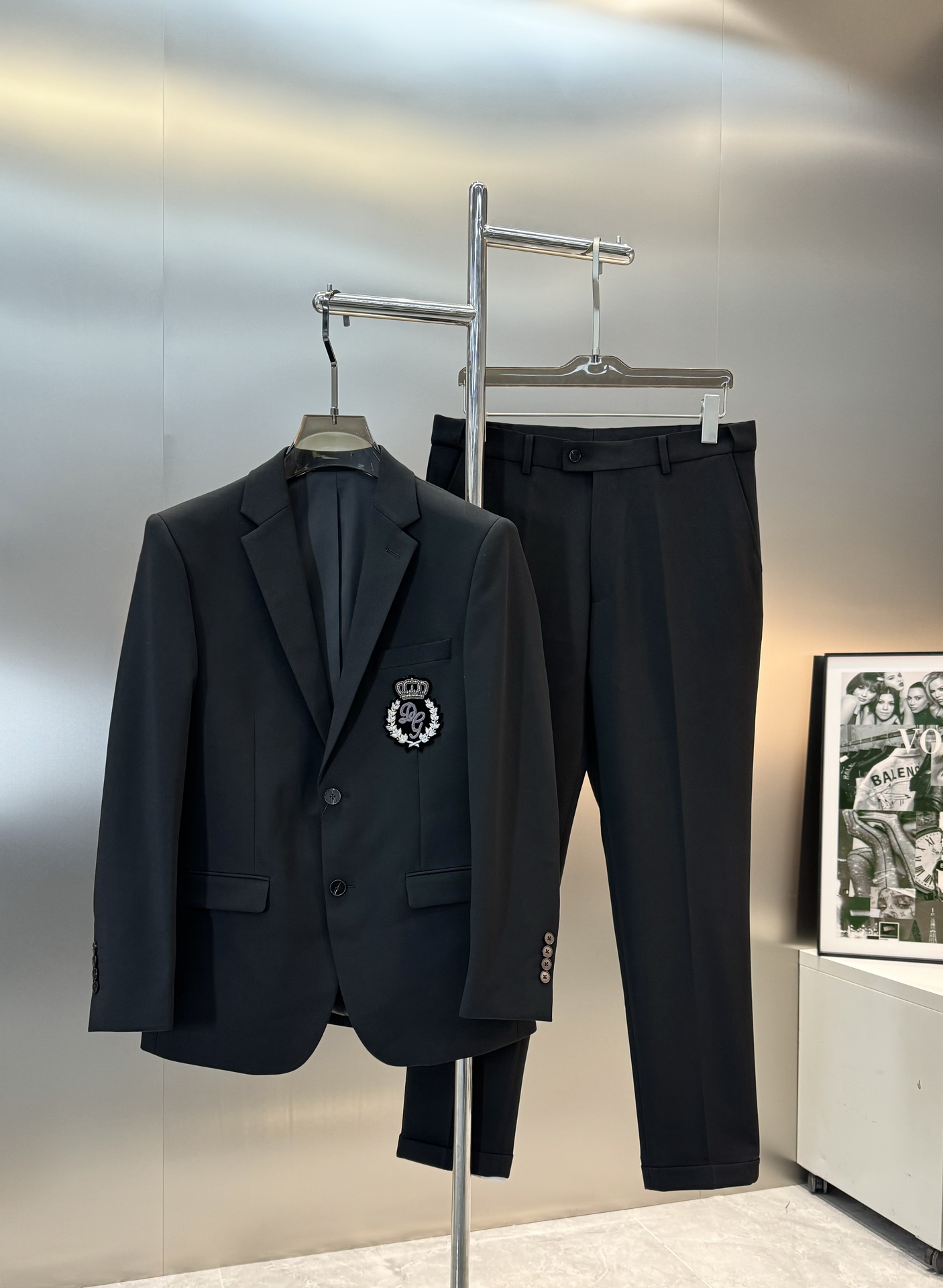 D&G*杜嘉班纳新款男士商务套西！高级印度丝⚜️漂洋过海纯手工定制！超高端顶尖一线成衣手工系列，西装领域