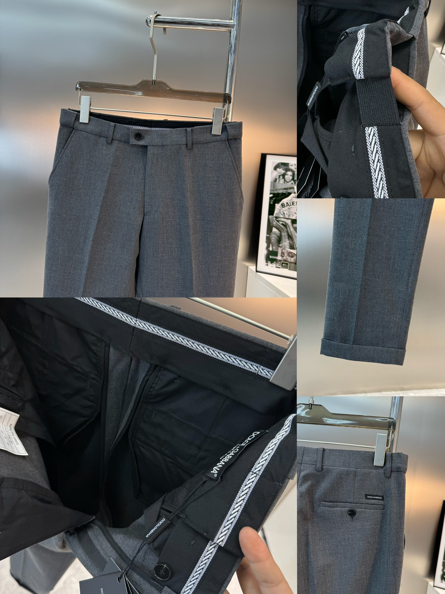 D&G*杜嘉班纳新款男士商务套西！高级印度丝⚜️漂洋过海纯手工定制！超高端顶尖一线成衣手工系列，西装领域