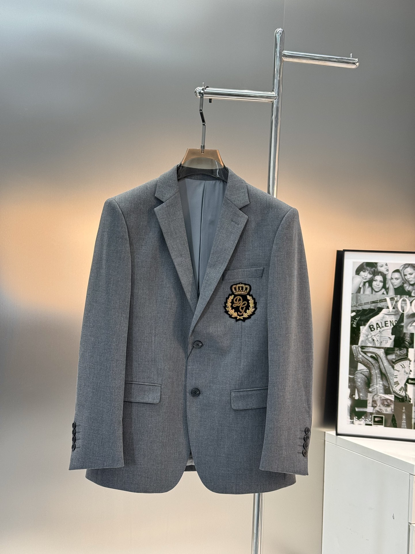 D&G*杜嘉班纳新款男士商务套西！高级印度丝⚜️漂洋过海纯手工定制！超高端顶尖一线成衣手工系列，西装领域