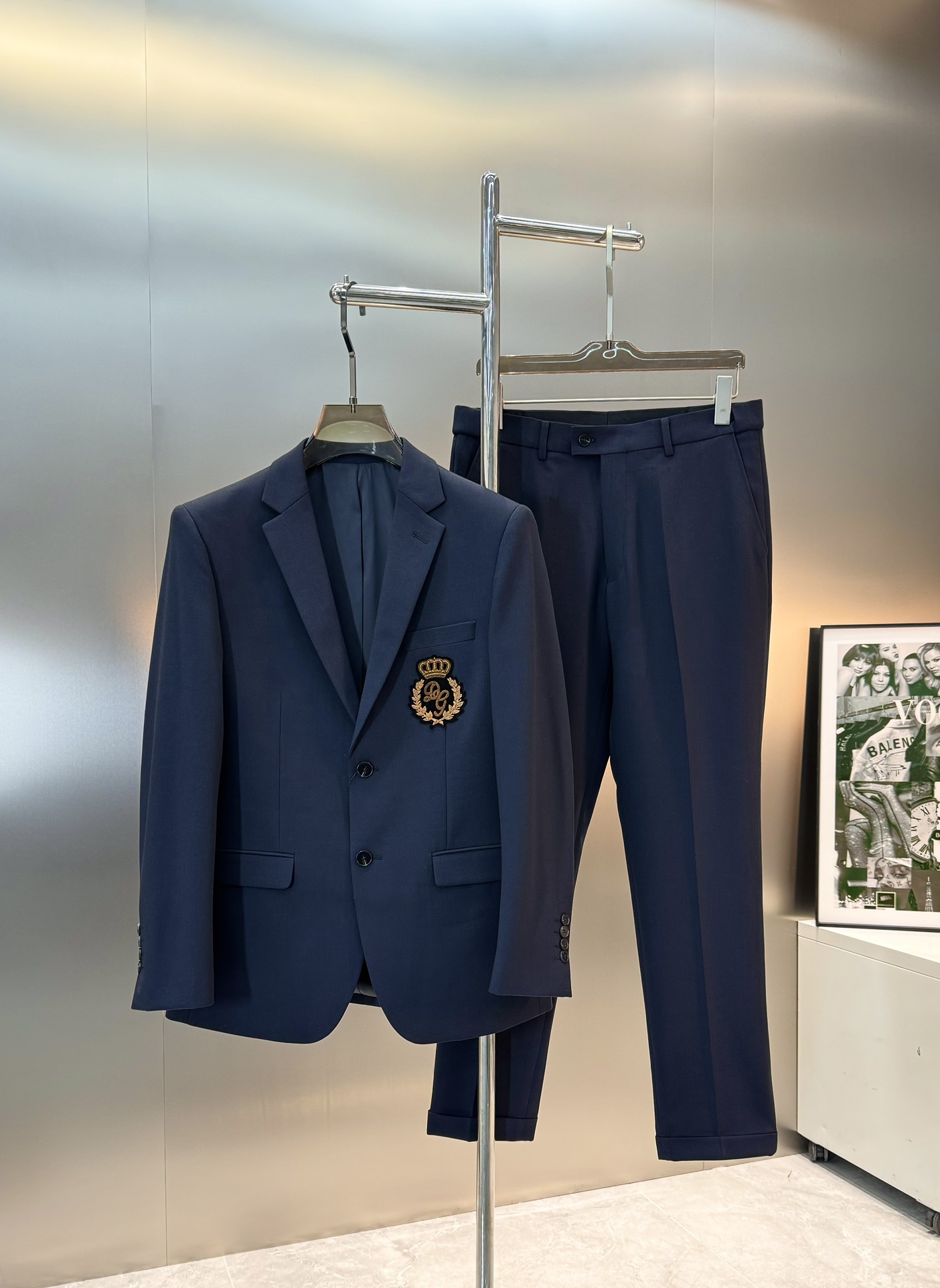 D&G*杜嘉班纳新款男士商务套西！高级印度丝⚜️漂洋过海纯手工定制！超高端顶尖一线成衣手工系列，西装领域