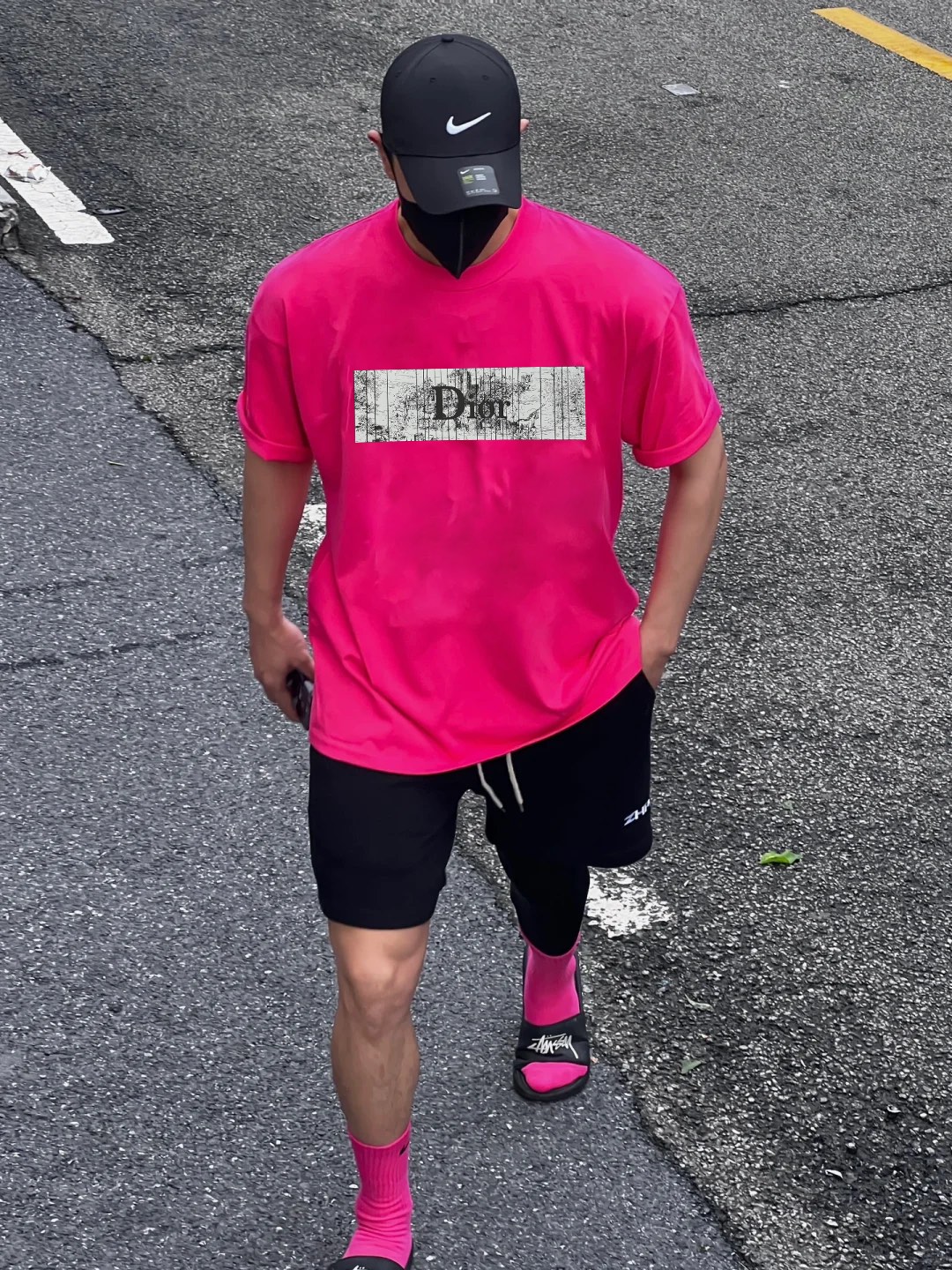 
⚜️DIO*R迪-奥25s新款情侣圆领T恤！胸前新款3D爆裂感立体硅胶印花.300g甄选100%纯棉质