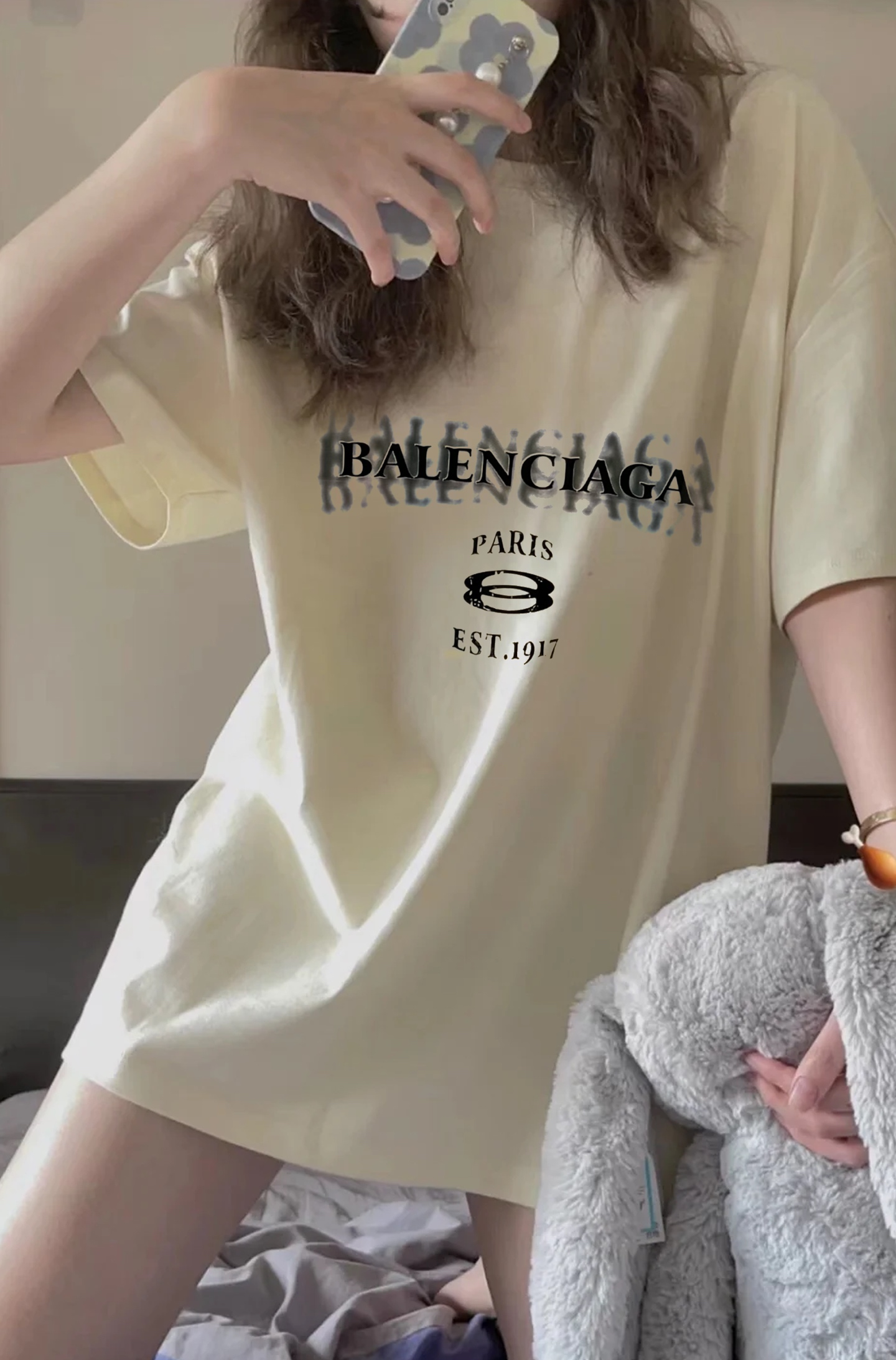 
⚜️balenciag*巴黎25s新款圆领T恤.重水洗潮牌T恤！男女同款～不同工艺呈现不一样的视觉感受