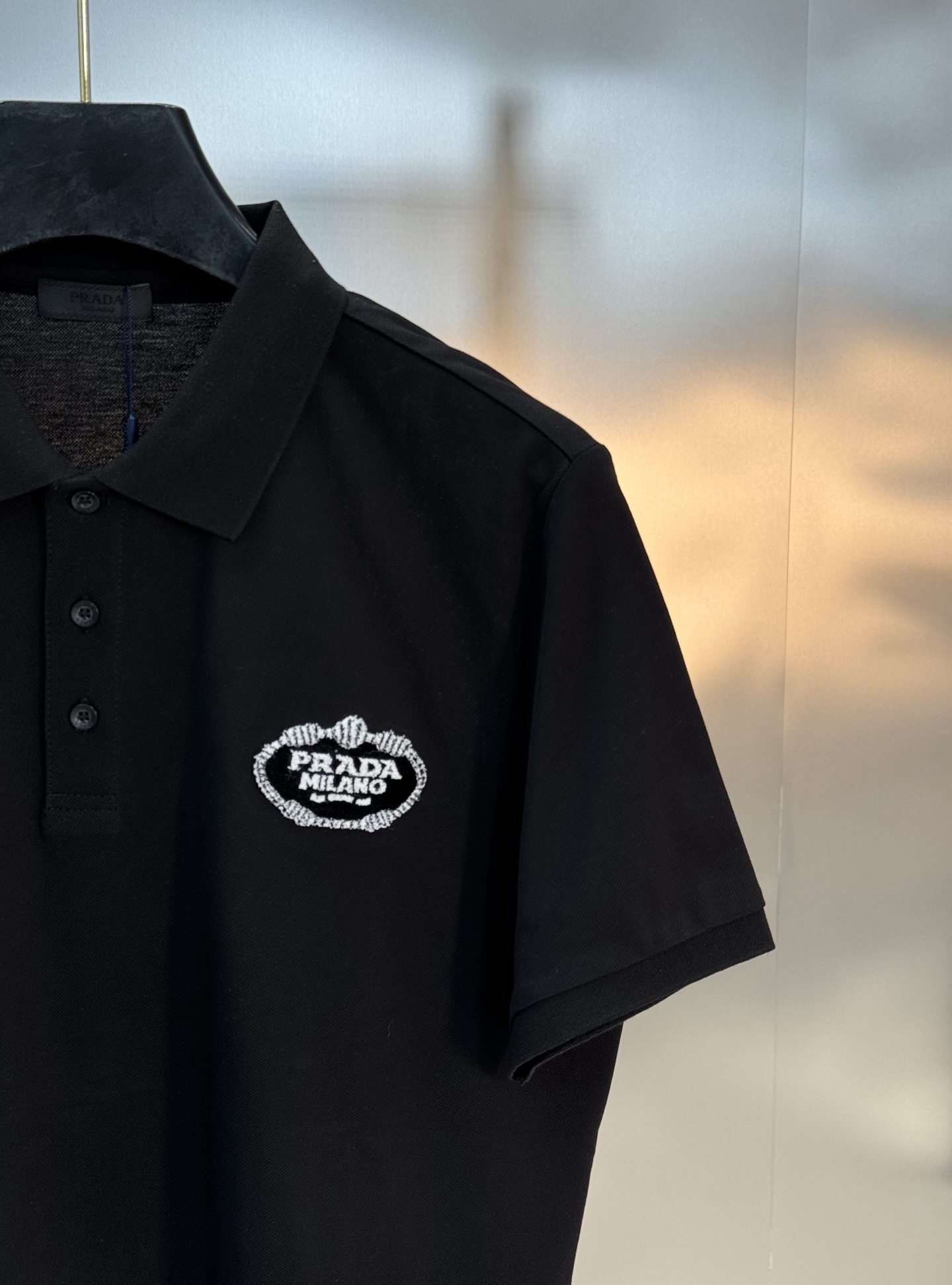 
⚜️PRAD*A普拉-达2025ss夏季新款 logo男士翻领Polo衫！经典商务男款，简约时尚大气不