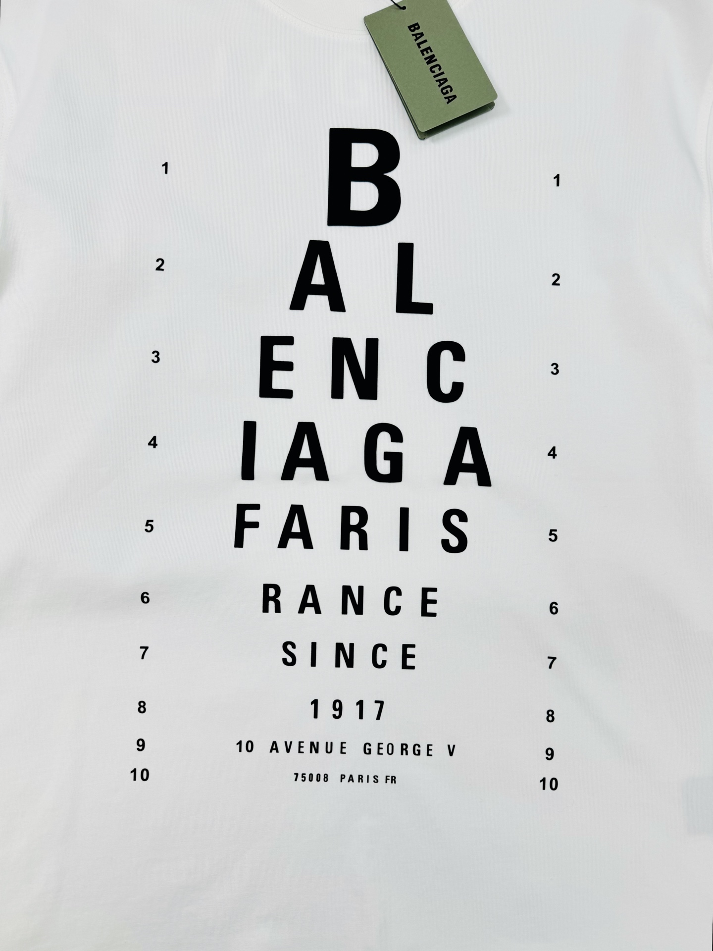 
 BALENCIAG*巴黎世*25s新款T恤.男女同款推荐！高克重300g纯棉面料，柔软舒适.透气吸汗