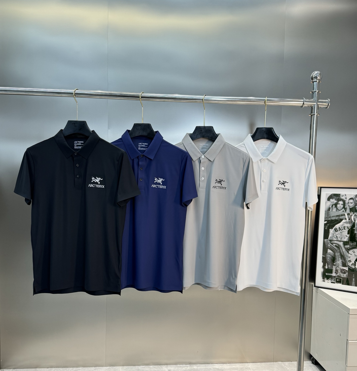 ARC'TERY*X始祖-鸟25s夏季男士休闲POLO，经典款式.颜值代表作，胸口3D精致绣花画龙点睛.