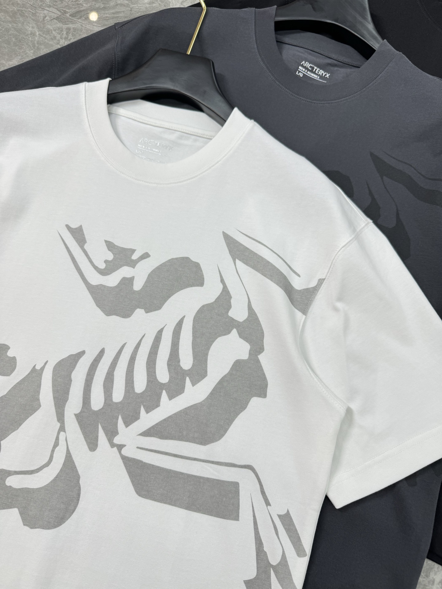 ARCTERY*始祖*鸟新款T.男女同款～25s小红书推荐！衣身大面积拔印设计.始祖鸟造型超级好看.时尚
