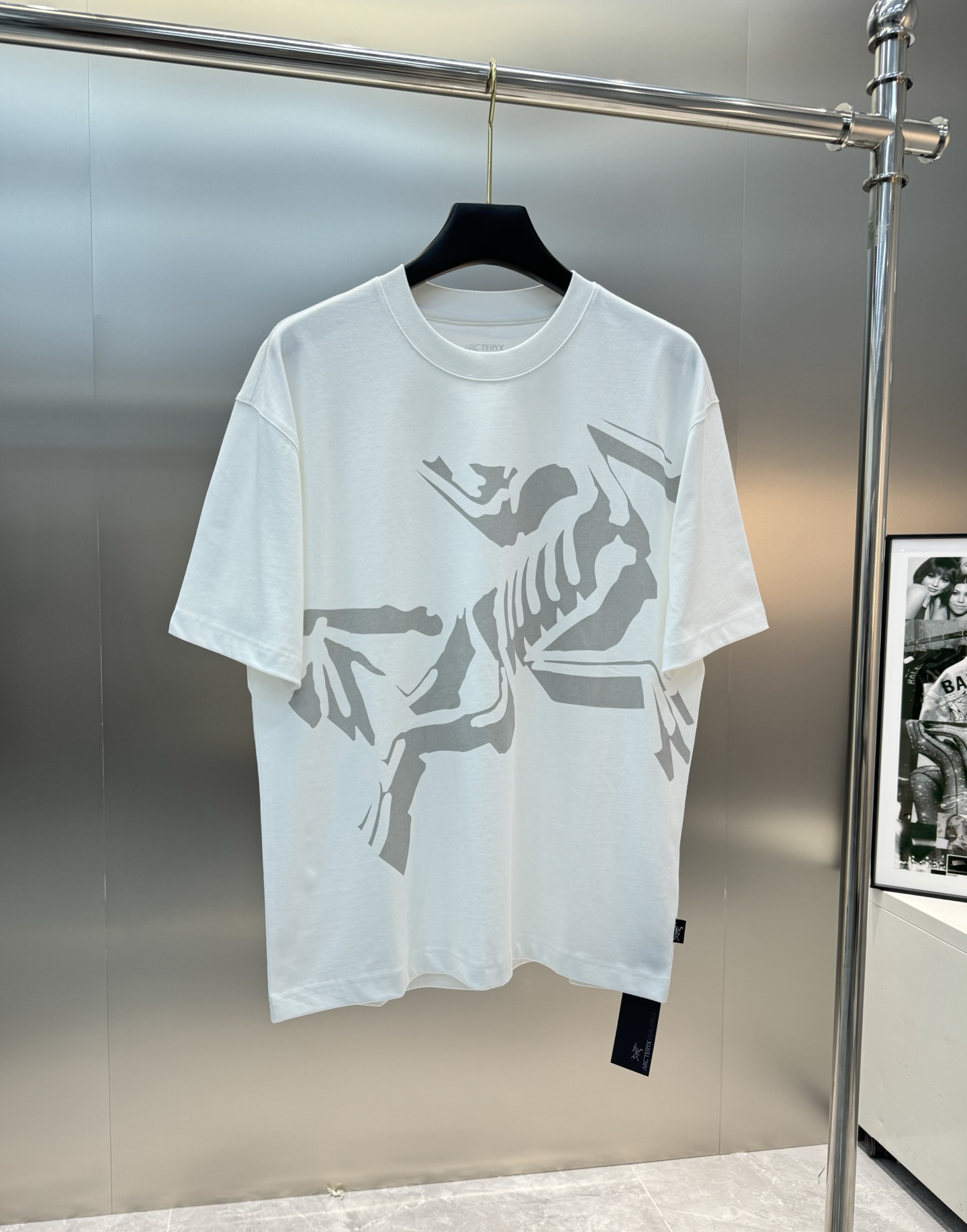 ARCTERY*始祖*鸟新款T.男女同款～25s小红书推荐！衣身大面积拔印设计.始祖鸟造型超级好看.时尚