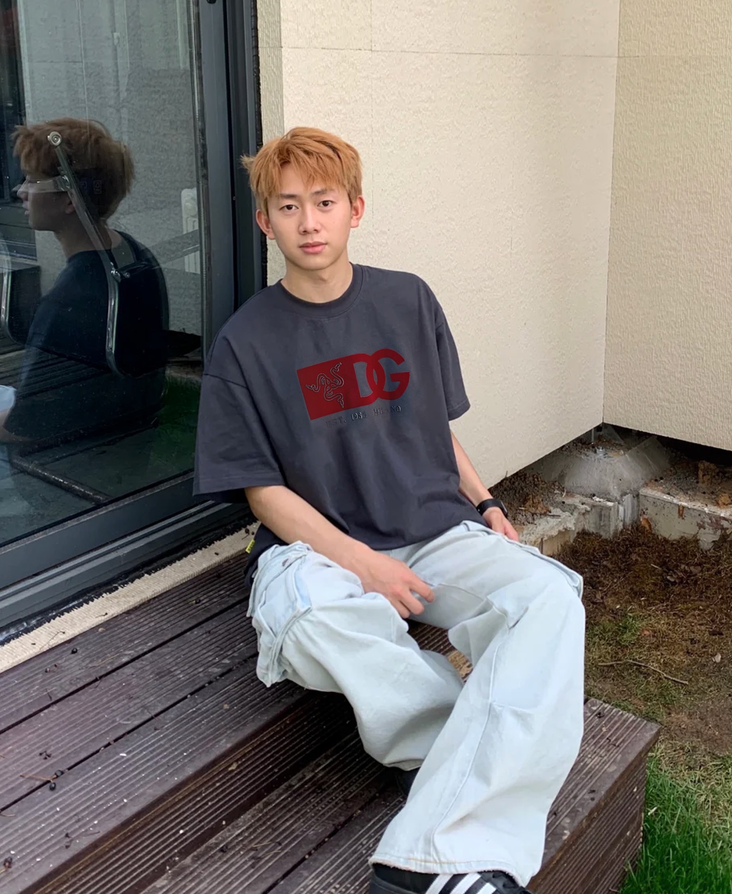 
D&G*杜嘉-班纳25s新款圆领T恤.男女同款！新品推荐.高端字母双层立体印花精致细腻，品牌字母图形经