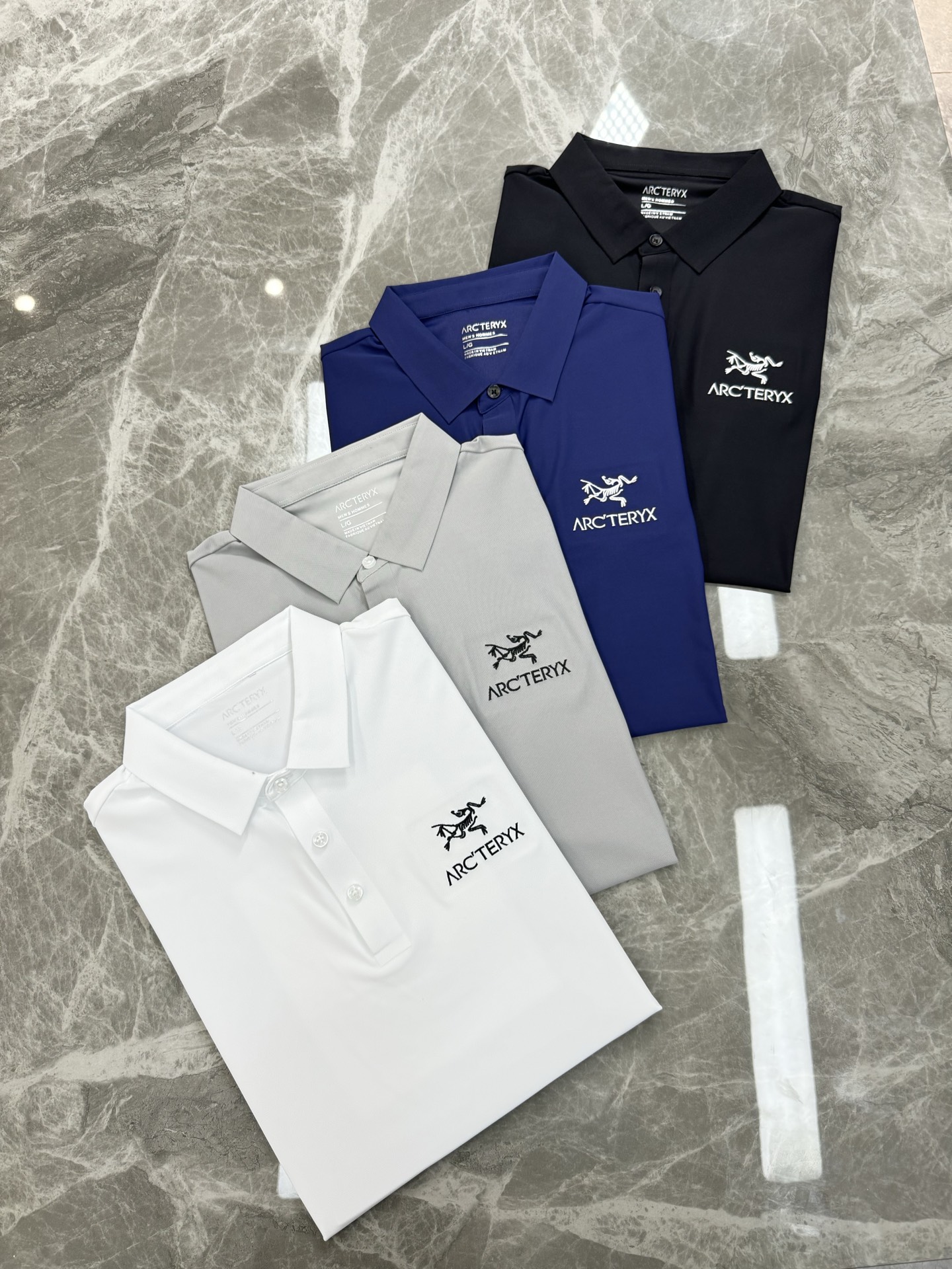 ARC'TERY*X始祖-鸟25s夏季男士休闲POLO，经典款式.颜值代表作，胸口3D精致绣花画龙点睛.