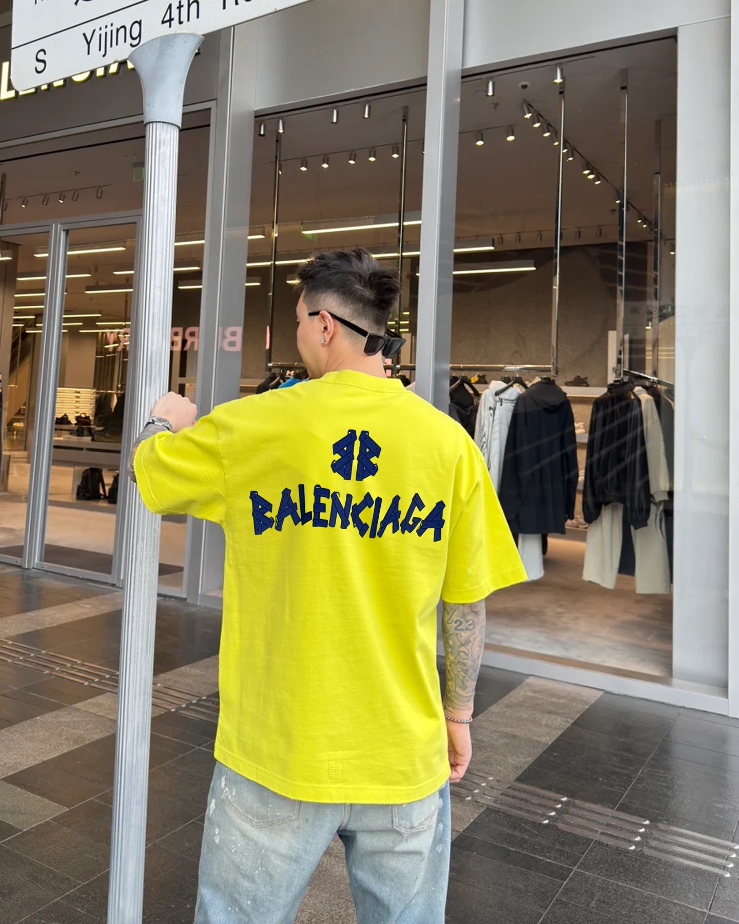 BALENCIAG*巴黎世*25s新款T恤.男女同款推荐！采用新品230g纯棉面料，柔软舒适.透气吸汗.