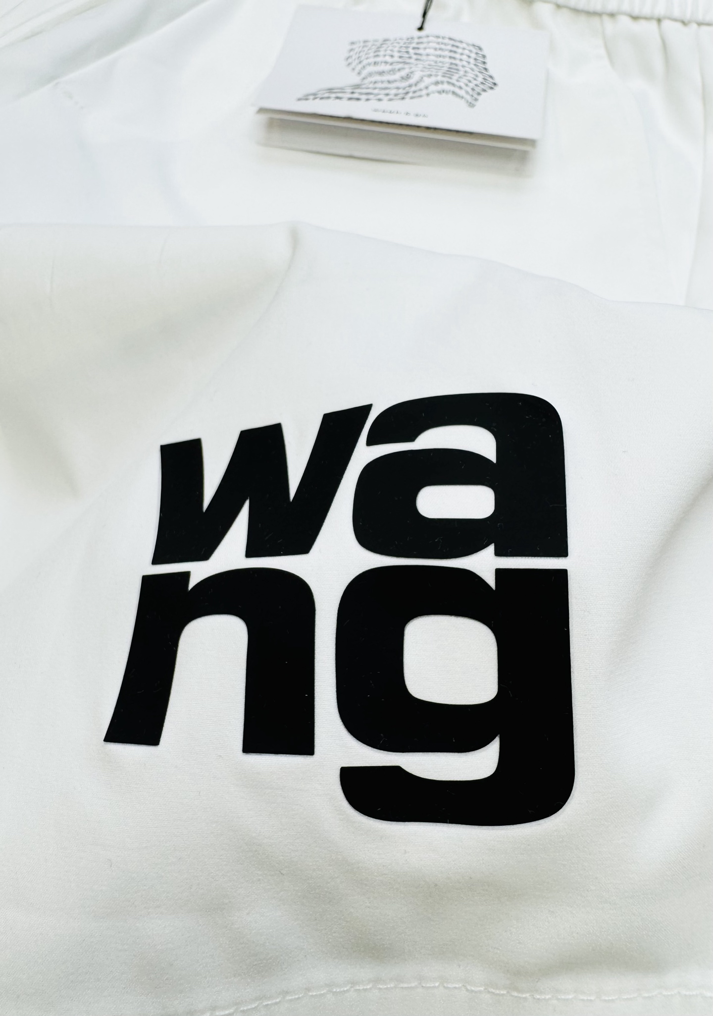   ⚜️Wang*亚历山大王25s新款五分短裤！经典品牌字母图形.立体定制压胶工艺.简单高级！高密冰感四