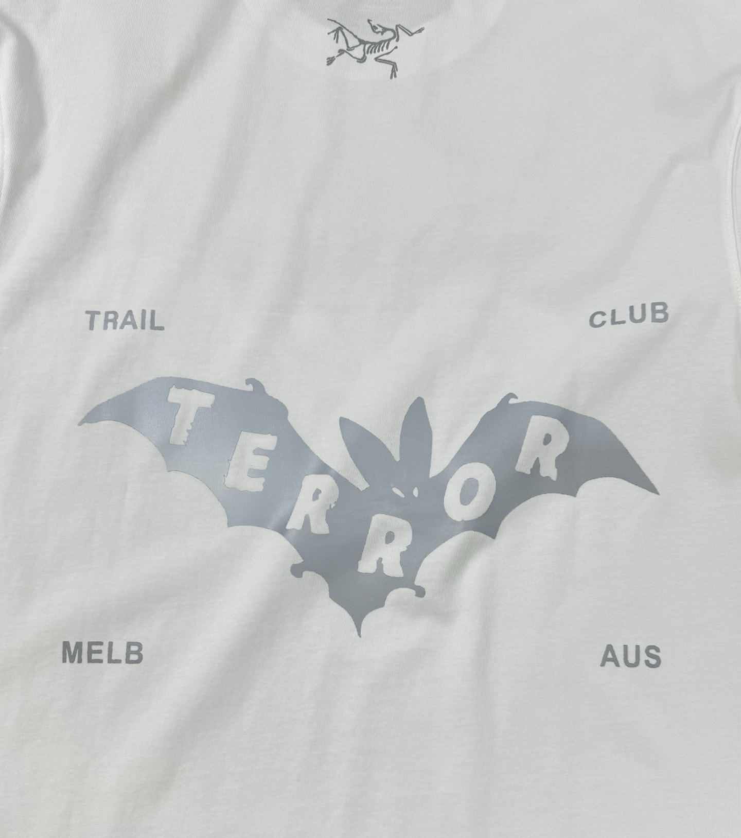 ARCTERY*始祖*鸟新款T.男女同款～25s小红书推荐！胸口经典字母鸟造型.后背大面积立体蝙蝠夜光设