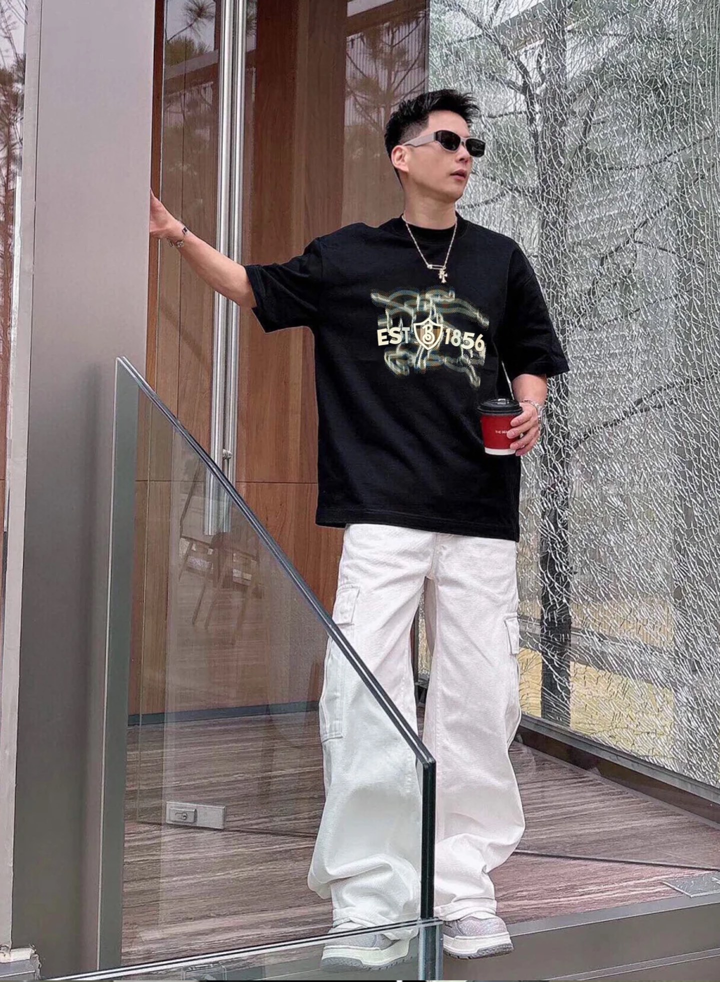 BBR*巴宝-莉2025s新品短袖T恤，男女同款！经典战马🐎胸前层叠搭配.幻影战马烫画.帅气时尚，简约百