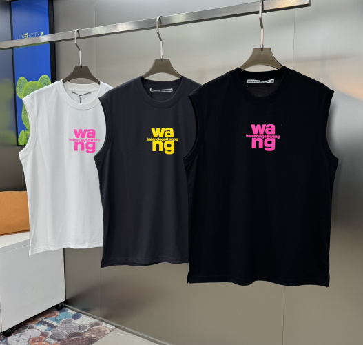 Alexander Wang Sleeveless Ice Cotton T-Shirt Unisex Fashion Top 1 Alexander Wang Sleeveless Ice Cotton T-Shirt Unisex Fashion Top