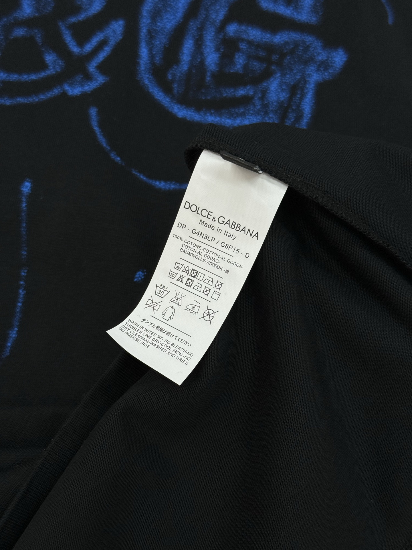 
D&G*杜嘉-班纳25s新款圆领T恤.男女同款！新品推荐.高端字母数码印花精致细腻，品牌字母图形经典呈