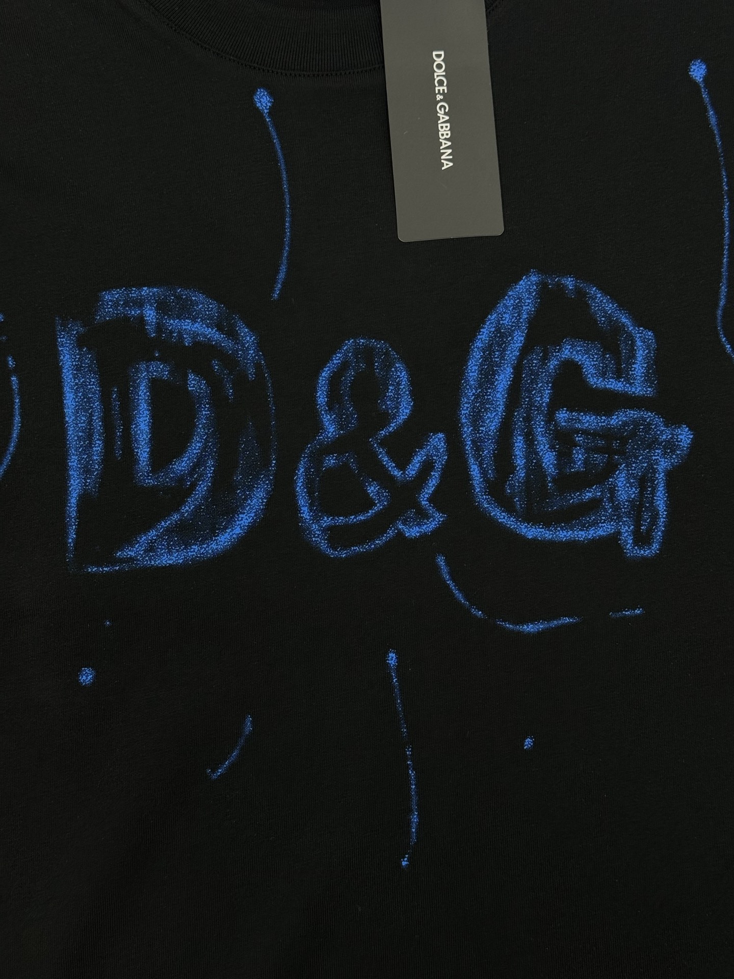 
D&G*杜嘉-班纳25s新款圆领T恤.男女同款！新品推荐.高端字母数码印花精致细腻，品牌字母图形经典呈