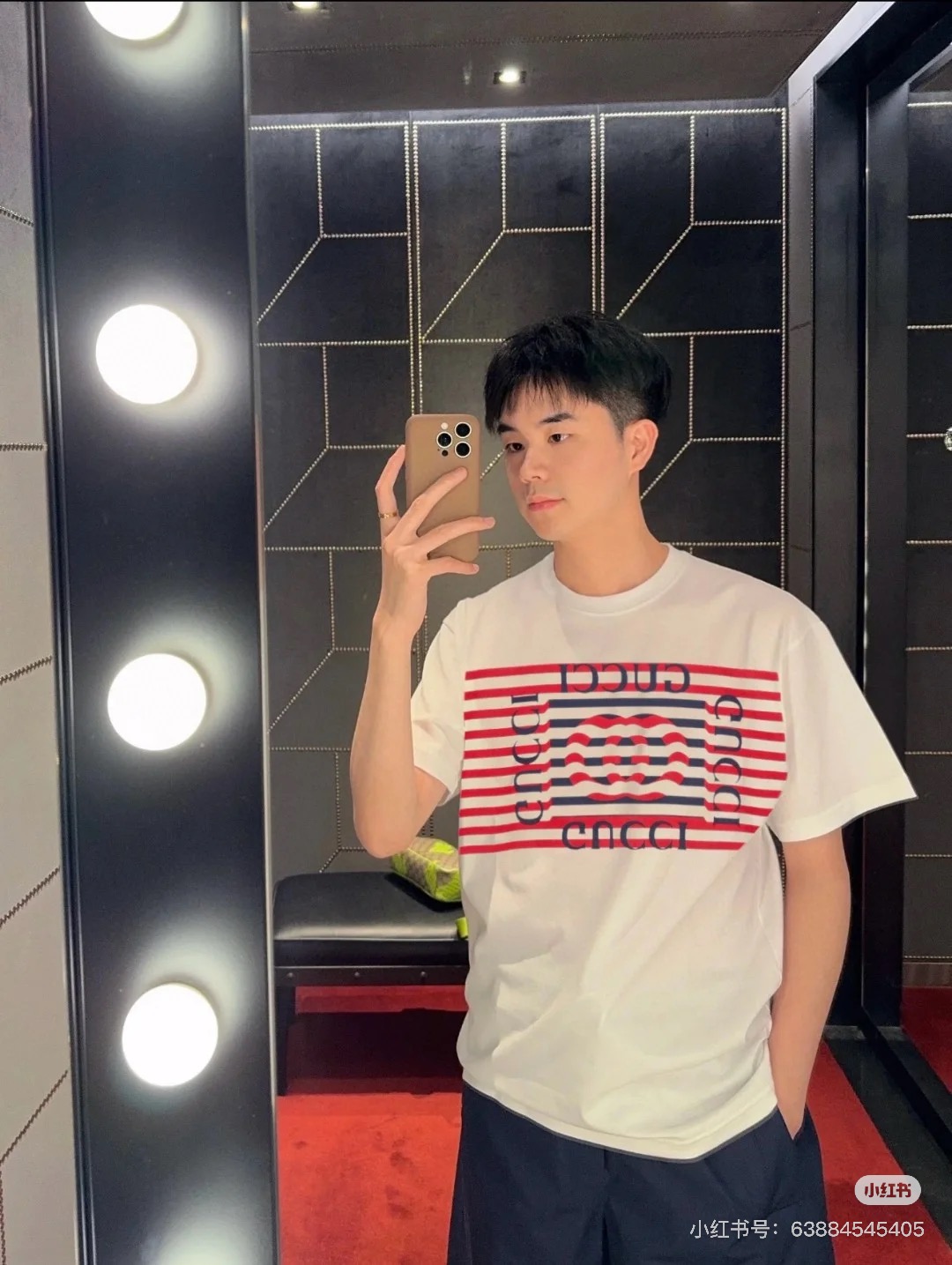 
        Gucci*古齐2025航海系列.男女同款！专柜同步！胸前采用条纹印花配gucci经典