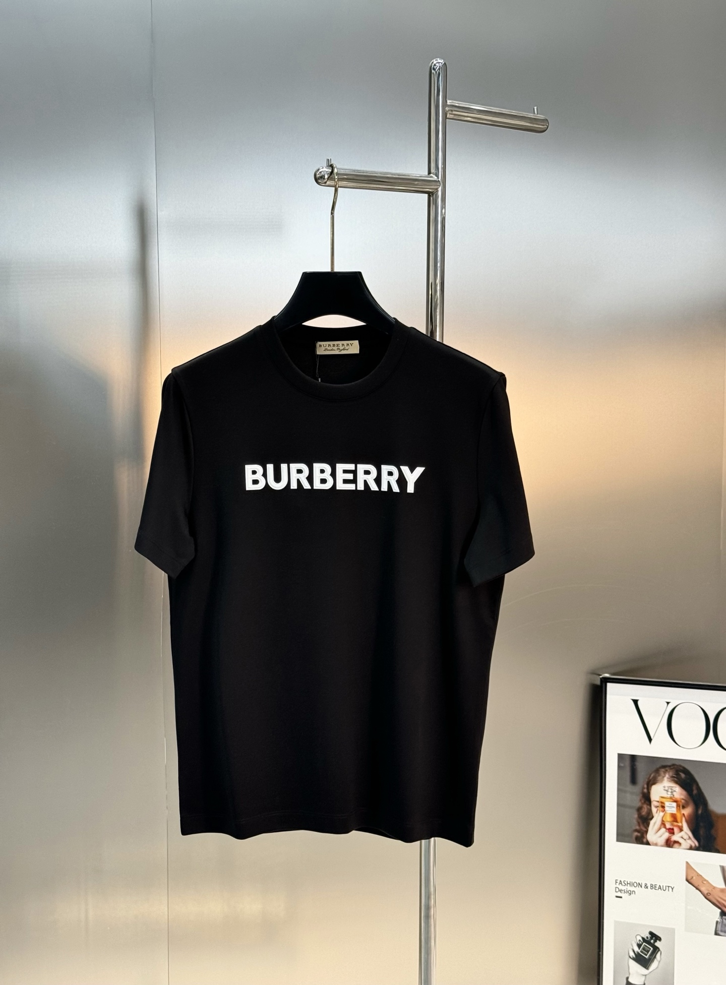 BBR*巴宝-莉25s新款丝光棉T恤.春夏来袭～轻熟男最爱款式！非常都市风～胸口简单logo字母设计.3