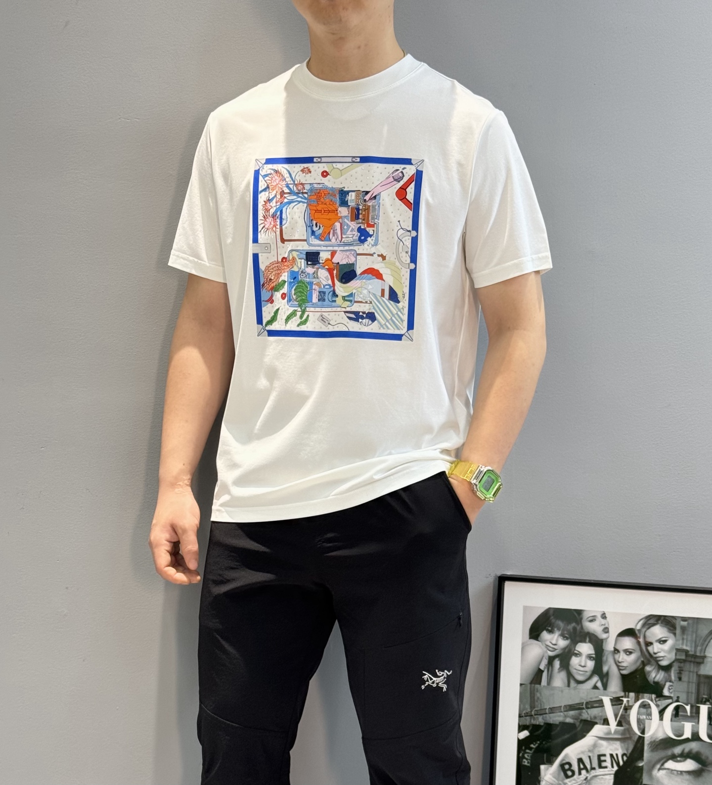 
        HERM*S爱马仕25s新款丝光棉T恤.新品为全新系列注入满满活力，这款单品用心甄选1