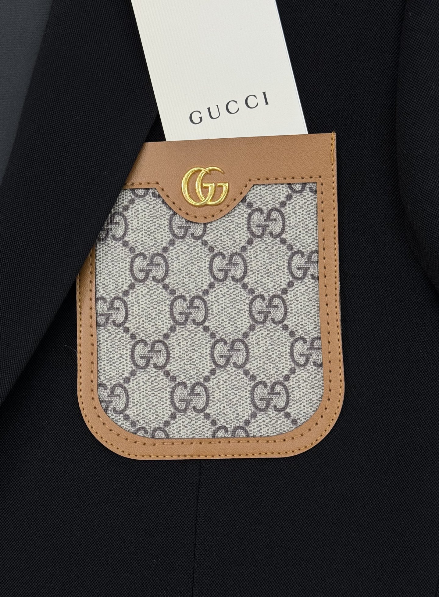 GUCCI*古奇25s新品休闲西服外套👨🏻精品推荐👍🏻外贸公司订单！胸口精致GG五金搭配皮牌工艺.原版G