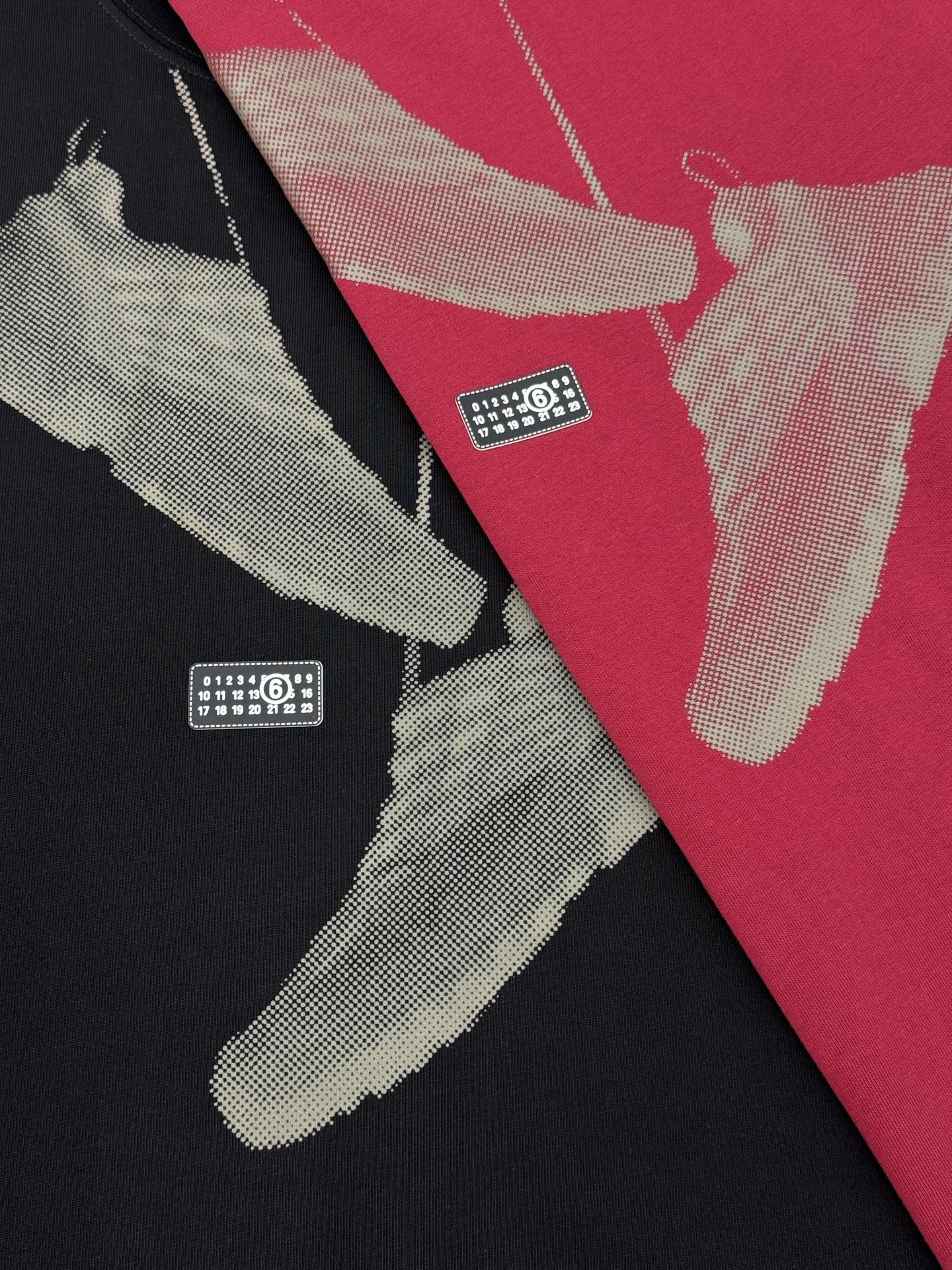 Maison Margiela25s新款圆领T恤.男女同款！马吉拉经典图形字l设计.特别之作！搭配经典数