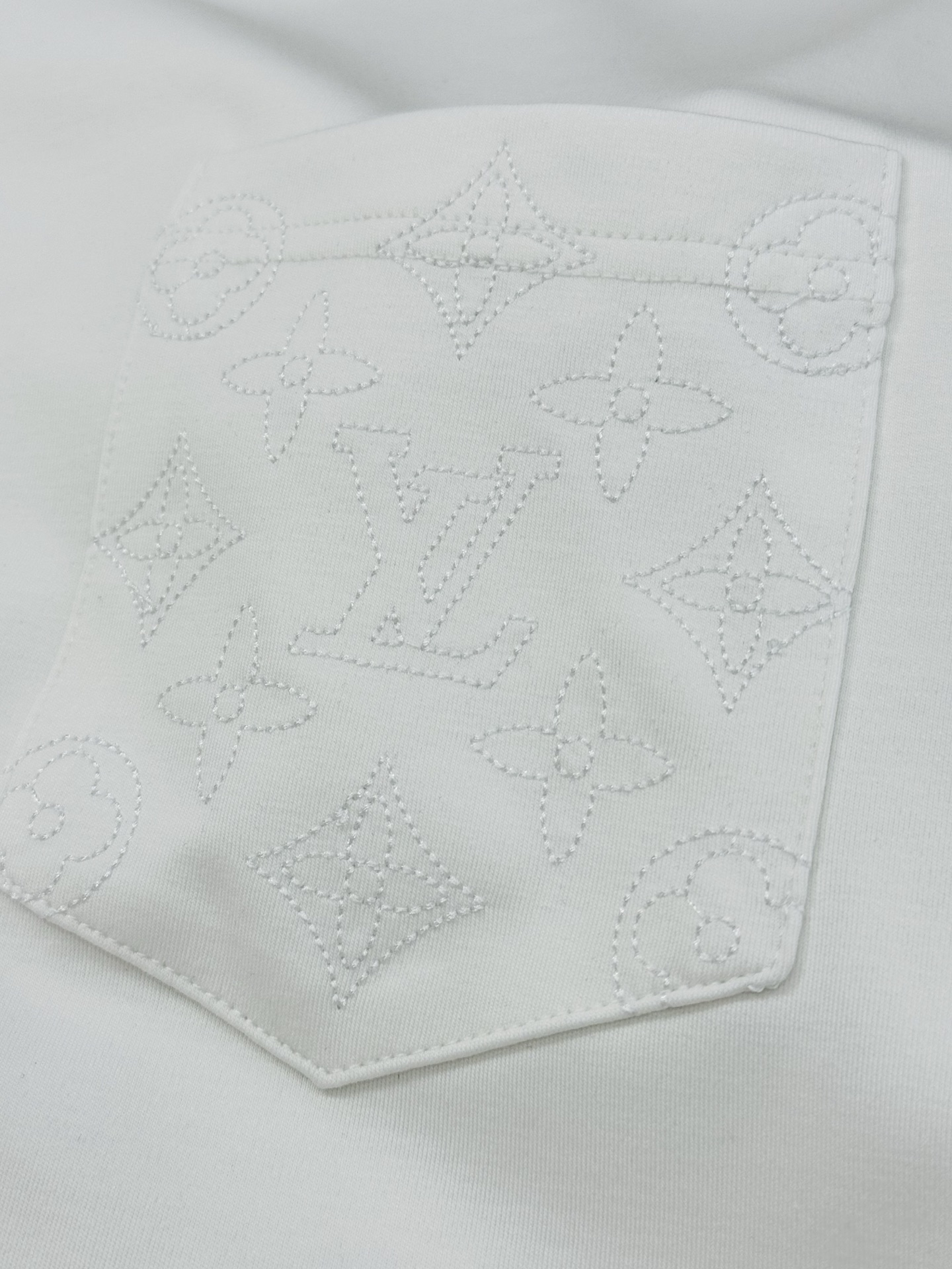 驴牌♦️25s新款男士莫代尔短袖.简单基础款.胸口口袋设计.Lv花型3D立体绣花.本色设计.低调奢华.干