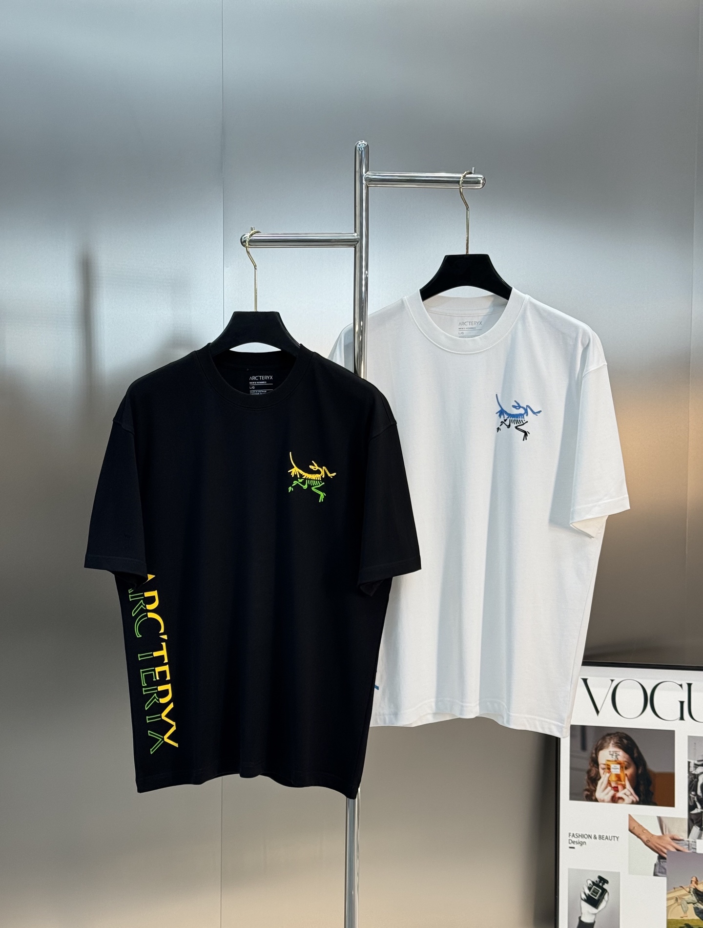 ARCTERY*始祖*鸟25s新品宽松版型T恤.男女同款～小红书推荐！胸口经典鸟造型.撞色搭配设计.下摆
