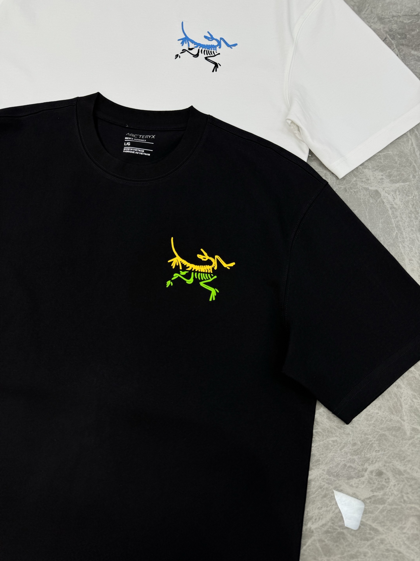 ARCTERY*始祖*鸟25s新品宽松版型T恤.男女同款～小红书推荐！胸口经典鸟造型.撞色搭配设计.下摆