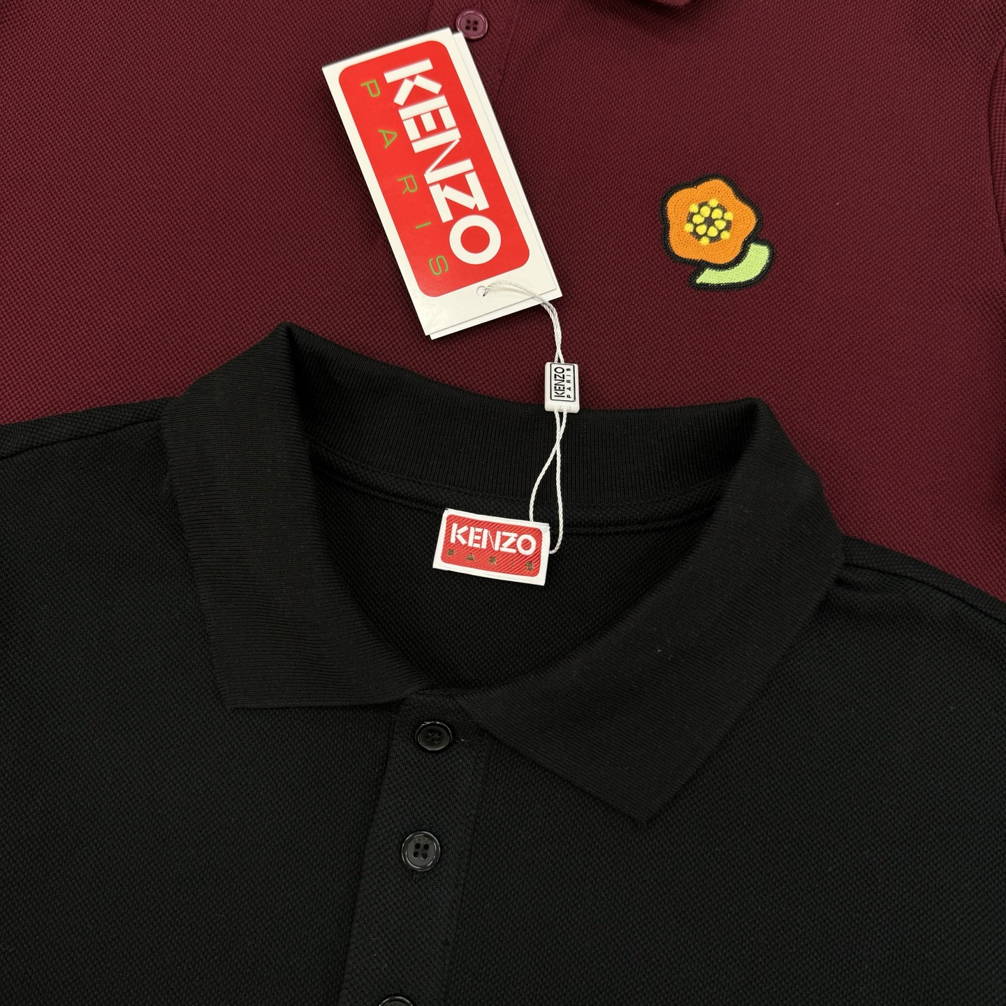 KENZO*2025ss新款新款短袖POLO，海棠花仔章搭配字母标识刺绣工艺，细节到位些，over si