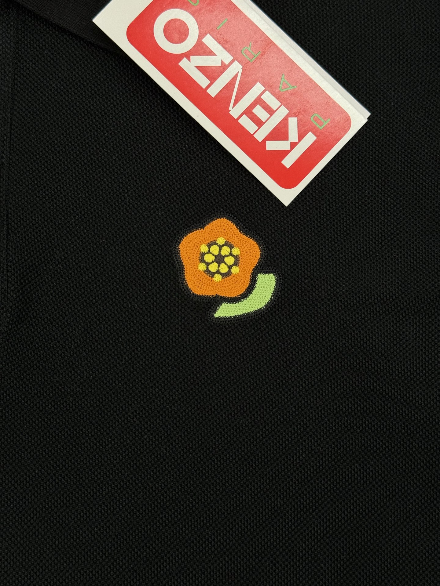 KENZO*2025ss新款新款短袖POLO，海棠花仔章搭配字母标识刺绣工艺，细节到位些，over si