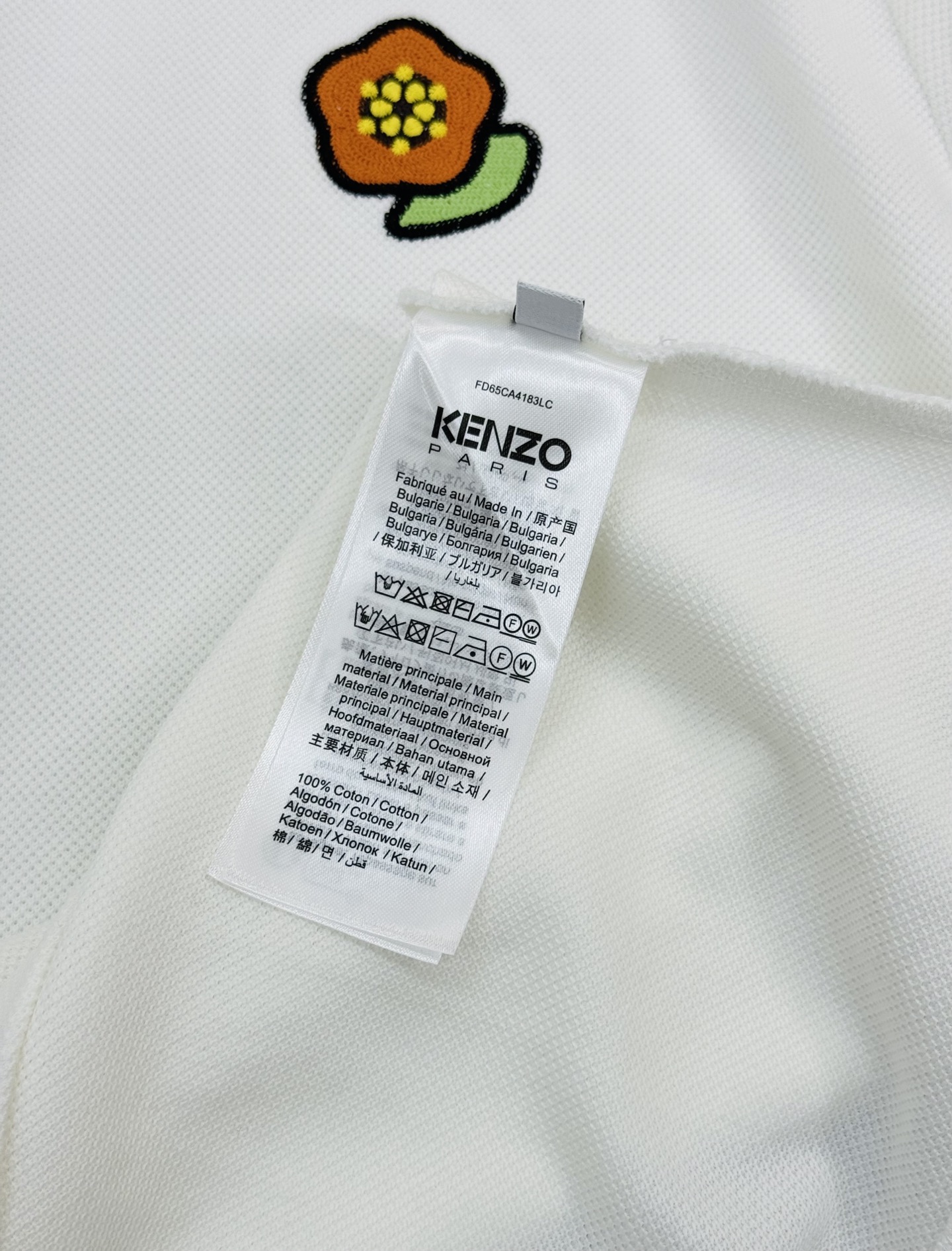 KENZO*2025ss新款新款短袖POLO，海棠花仔章搭配字母标识刺绣工艺，细节到位些，over si