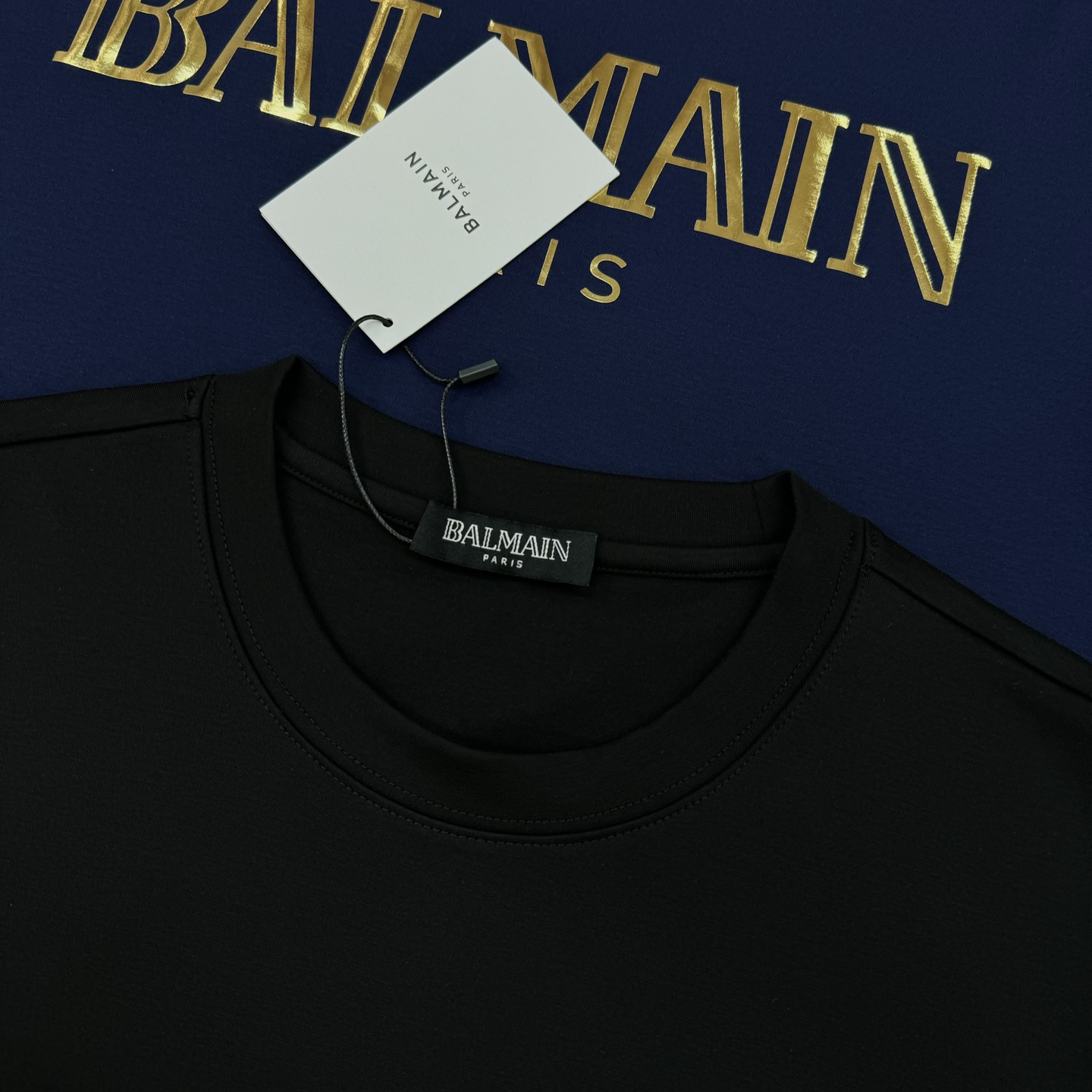 BALMAIN*巴尔曼25s新款莫代尔T恤.基础款的领军人物.胸口经典字母3D立体烫画！高温定型压花.干