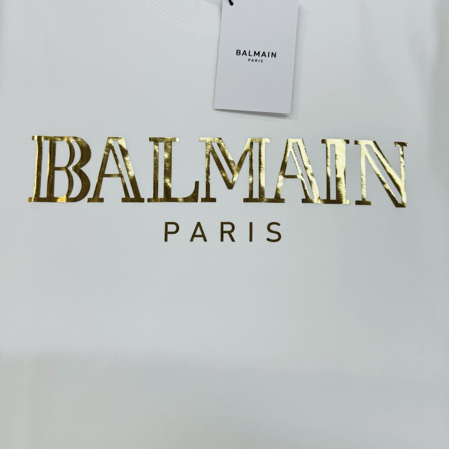 BALMAIN*巴尔曼25s新款莫代尔T恤.基础款的领军人物.胸口经典字母3D立体烫画！高温定型压花.干