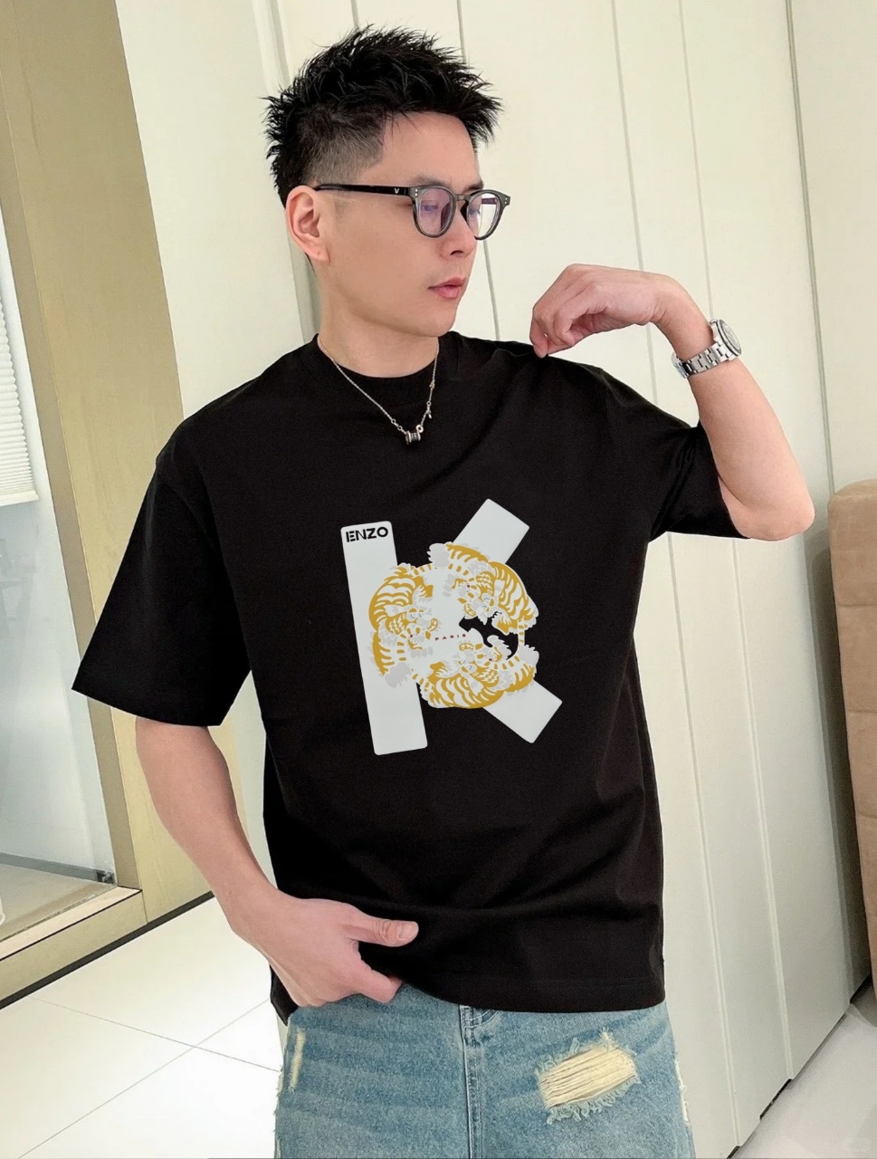 KENZ*高田*三2025新品T恤.男女同款～最新短袖T恤，传承经典著作改良后的新品更加的具有立体感官，