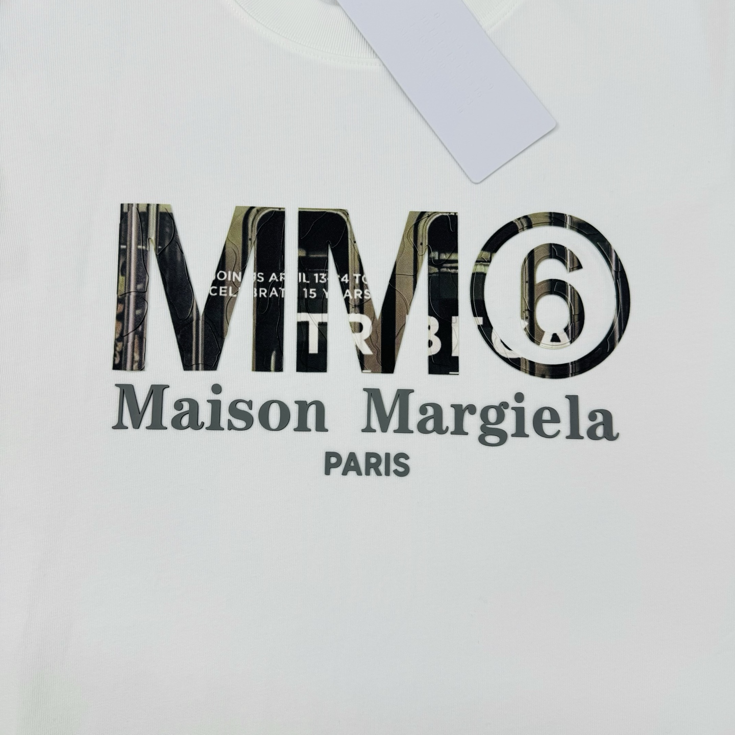 Maison Margiela25S新款圆领T恤.男女同款！马吉拉经典图形字母设计.特别之作！双层立体烫