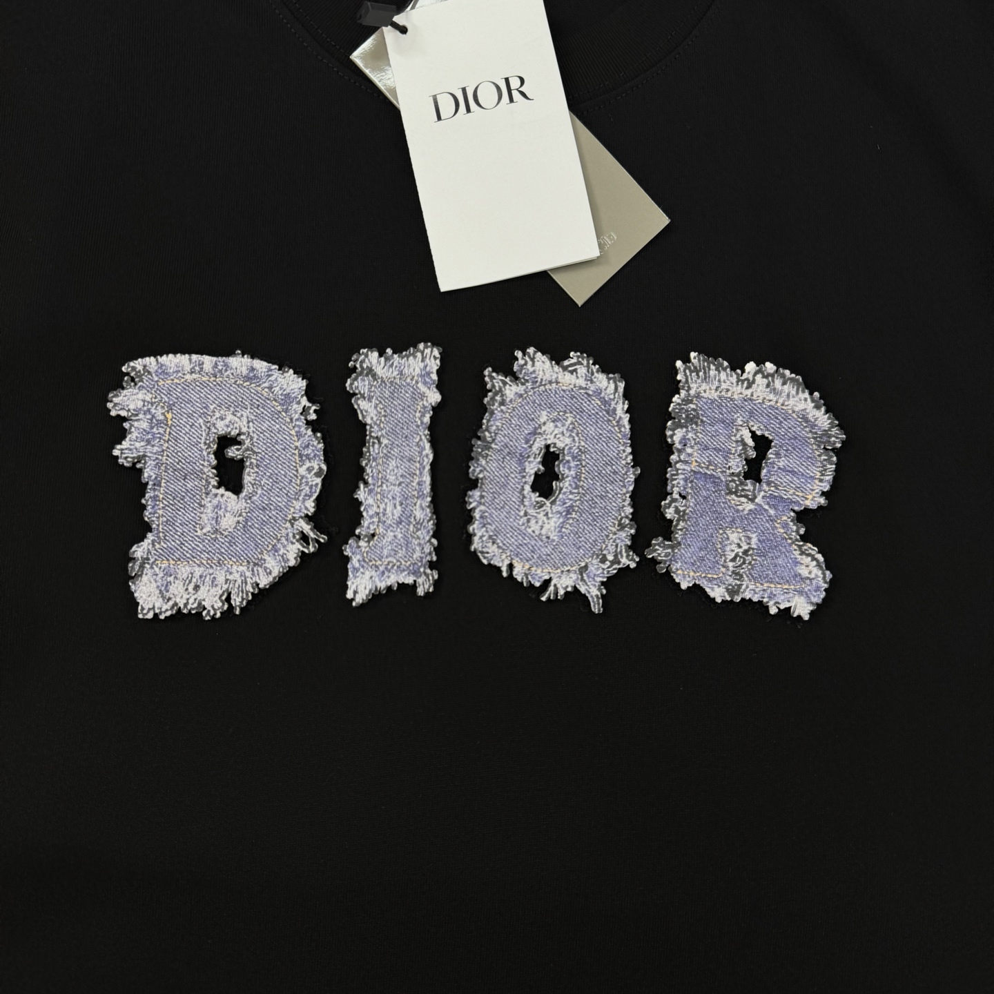 DIO*R迪-奥25s新款情侣圆领T恤！胸前新款3D立体字母印花.280g甄选100%纯棉质感.棉质饱满