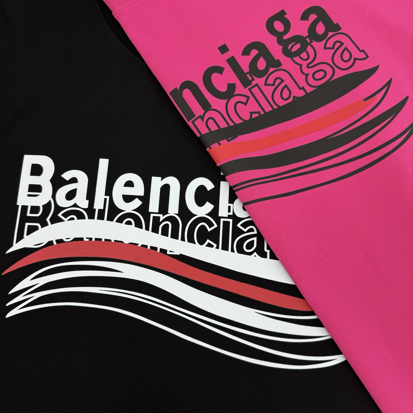 Balenciag*巴黎家25s新款可乐logoT恤.男女同款！高温画工艺.色彩丰富有质感！os版型真的
