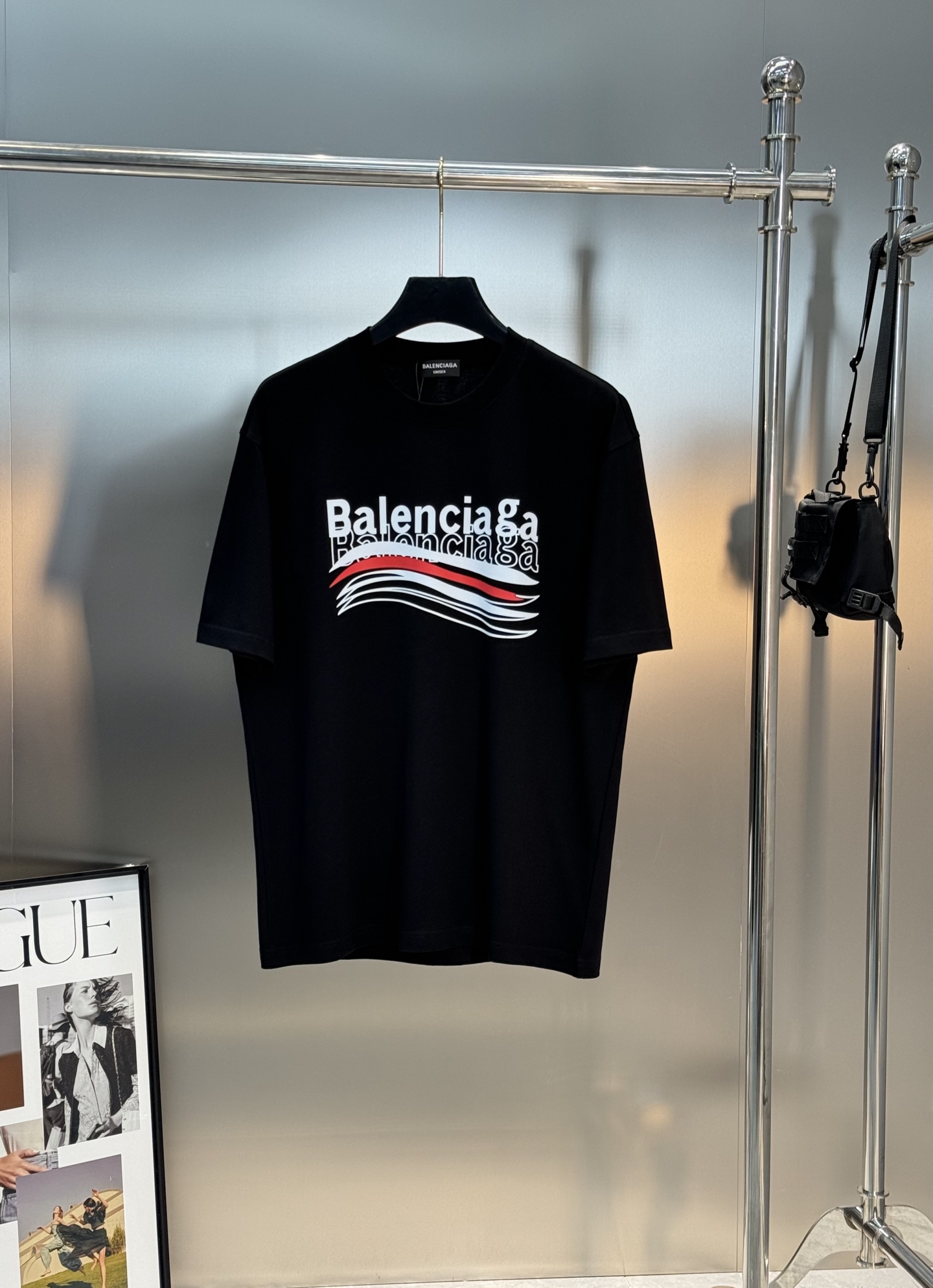 Balenciag*巴黎家25s新款可乐logoT恤.男女同款！高温画工艺.色彩丰富有质感！os版型真的