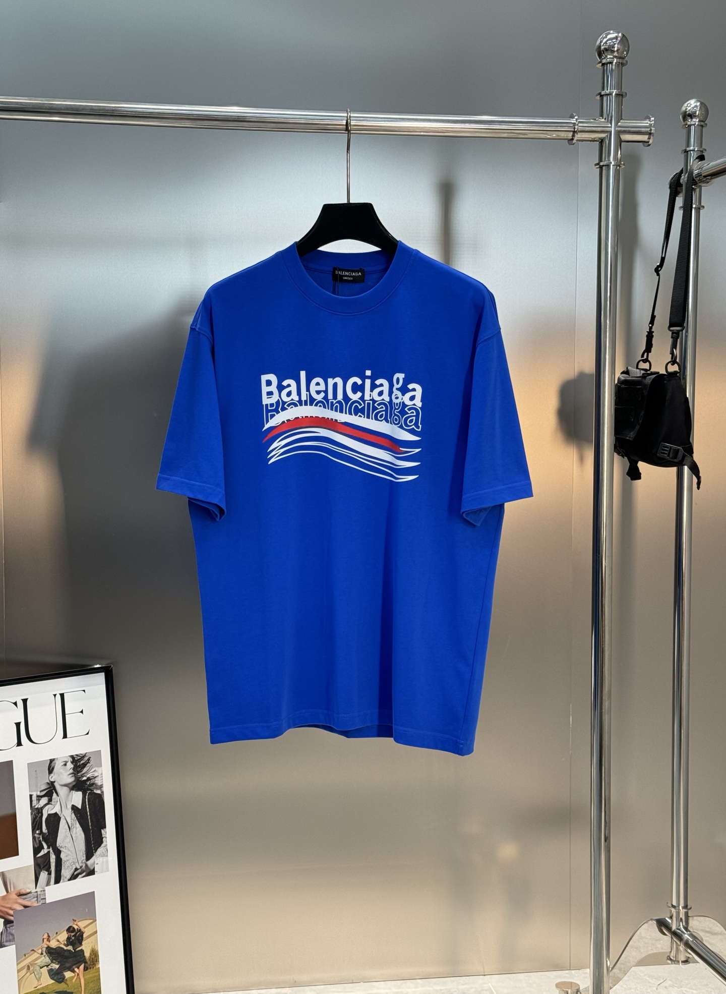 Balenciag*巴黎家25s新款可乐logoT恤.男女同款！高温烫画工艺.色彩丰富有质感！os版型真