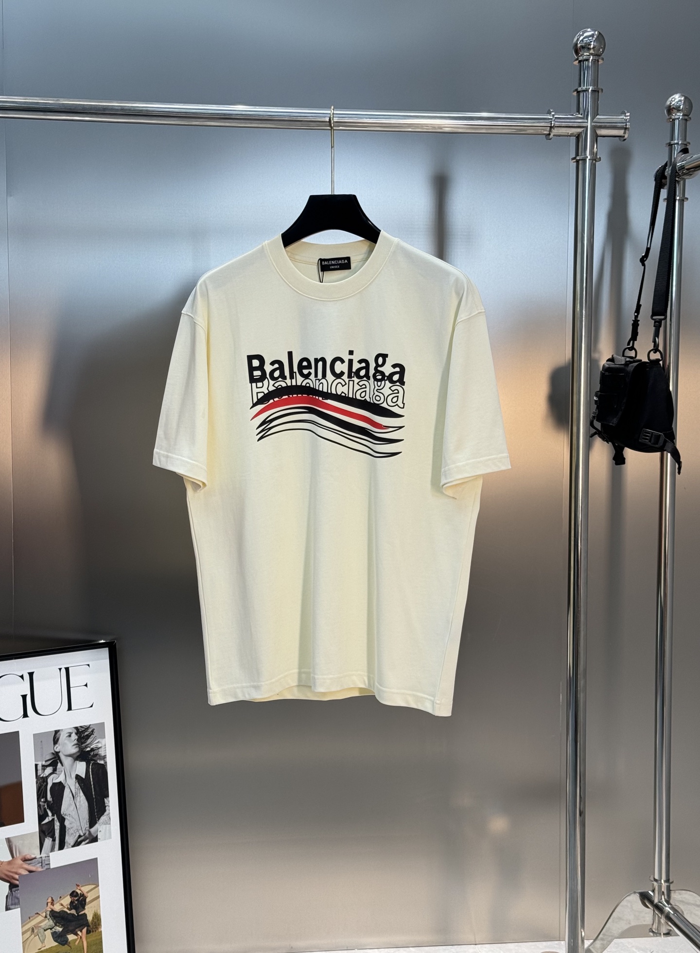 Balenciag*巴黎家25s新款可乐logoT恤.男女同款！高温烫画工艺.色彩丰富有质感！os版型真