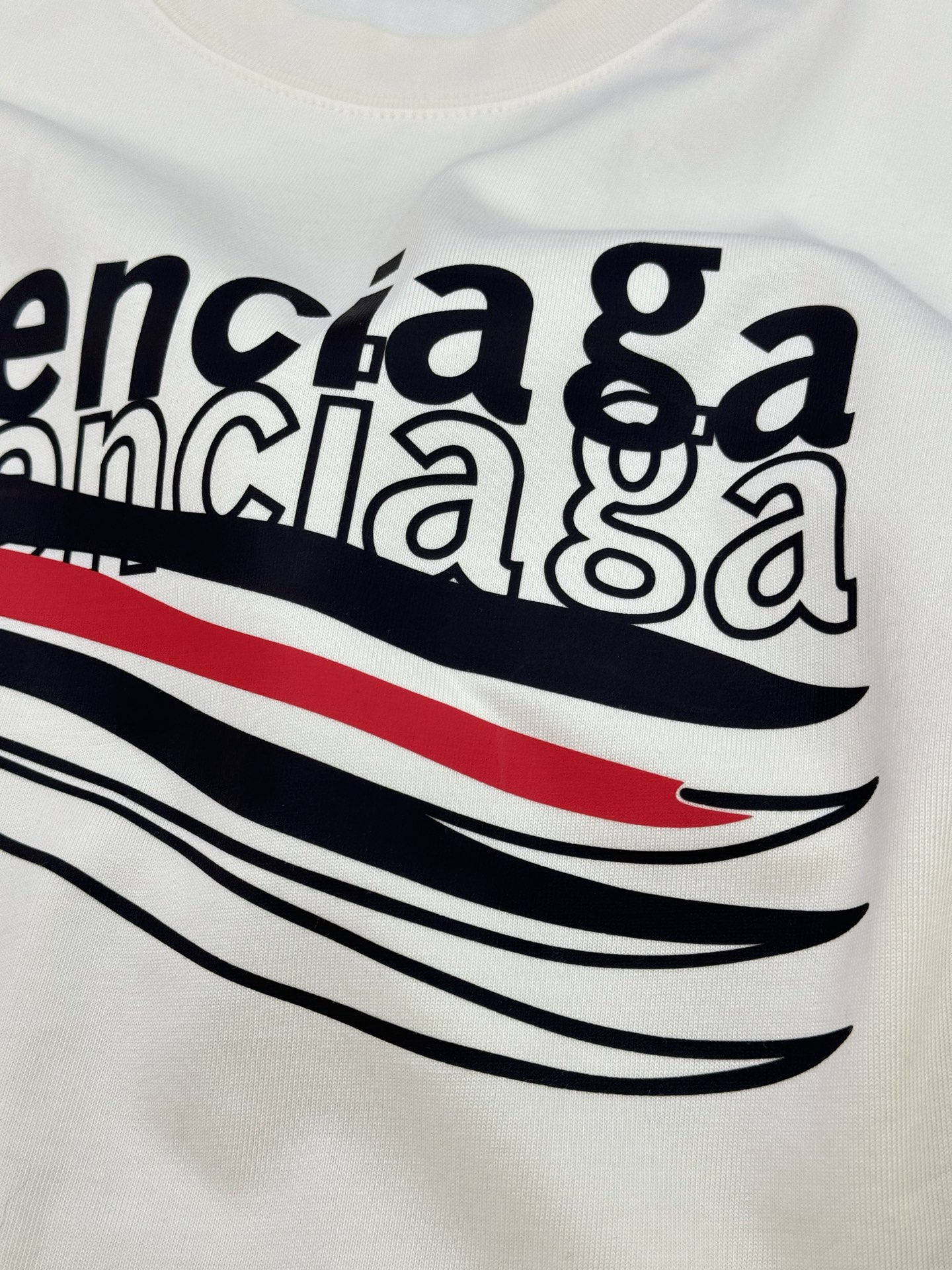 Balenciag*巴黎家25s新款可乐logoT恤.男女同款！高温烫画工艺.色彩丰富有质感！os版型真