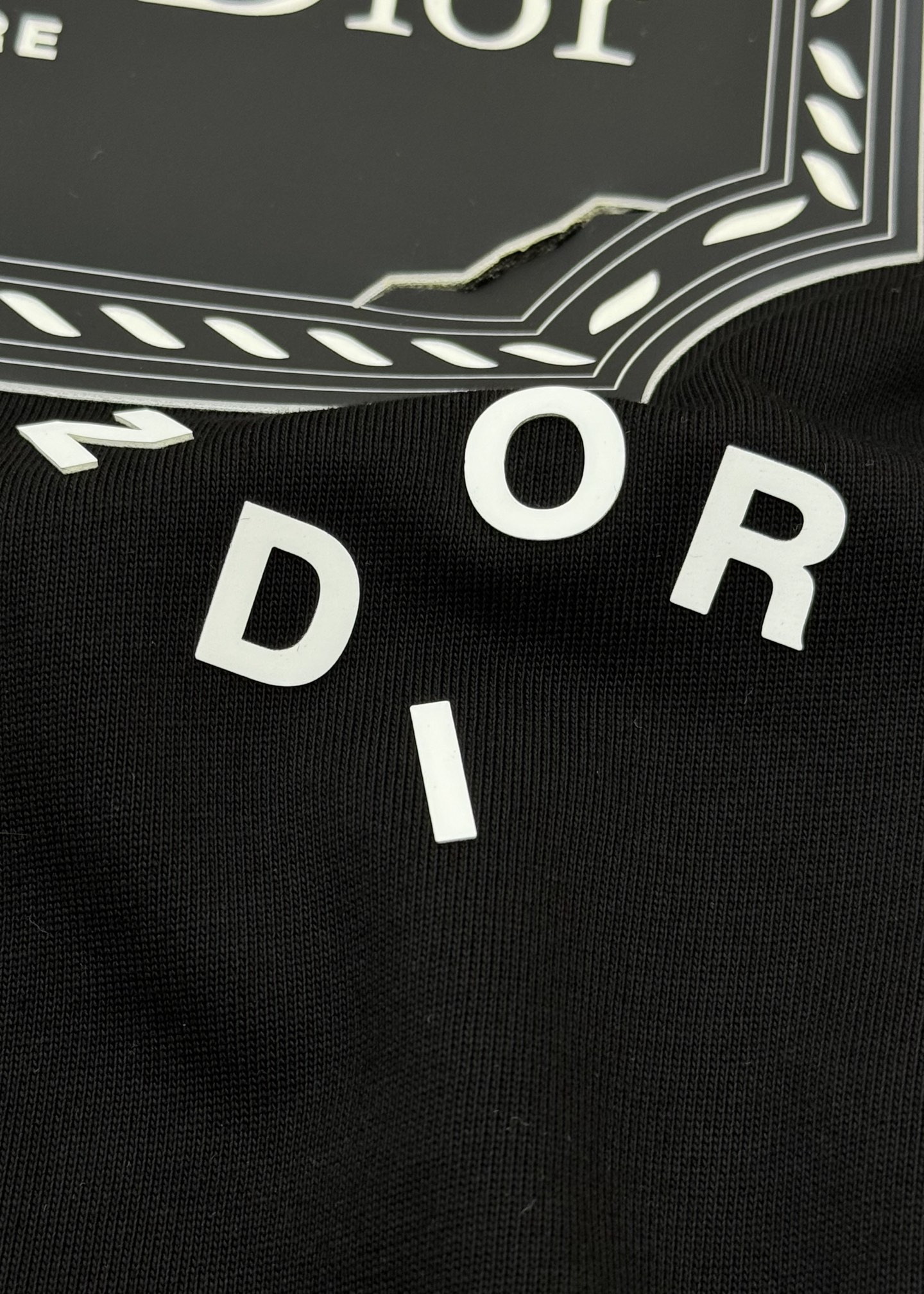 Dior*迪奥25s新款潮牌T恤.男女同款！经典刀片字母造型.立体烫画工艺.凸凹感视觉感受超前！悬垂感强