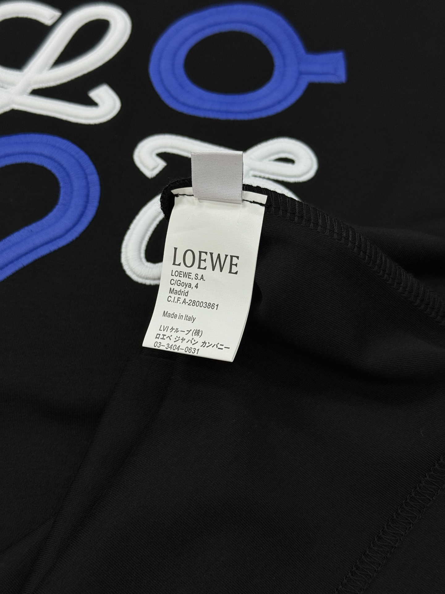 Loewe罗意威莫代尔新款T恤.原单品质！最新品牌标志性logo刺绣造型工艺.无可挑剔！简单高级.日常服